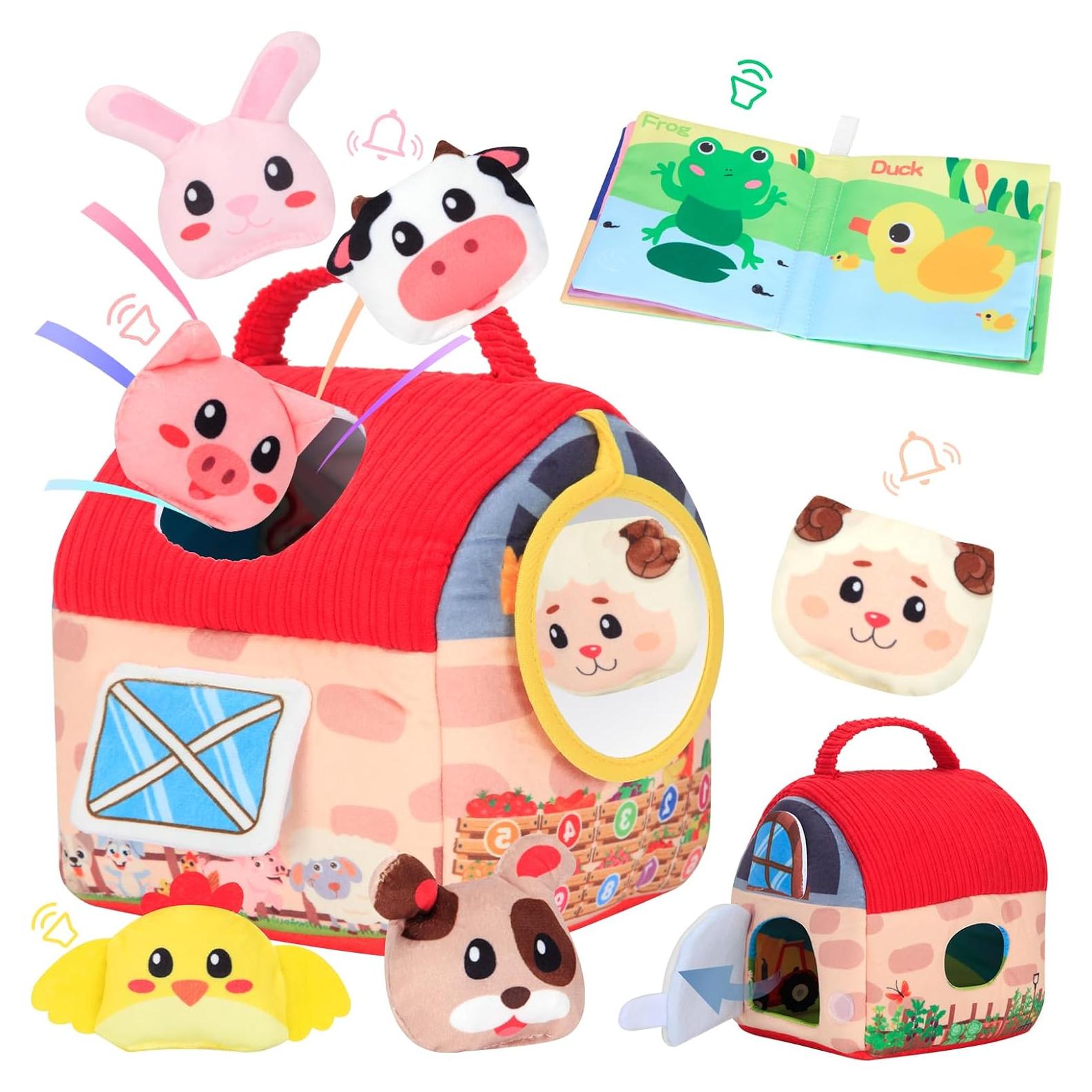 Conjunto de Juguetes de Granja de Peluche Shantou 6-12 Meses