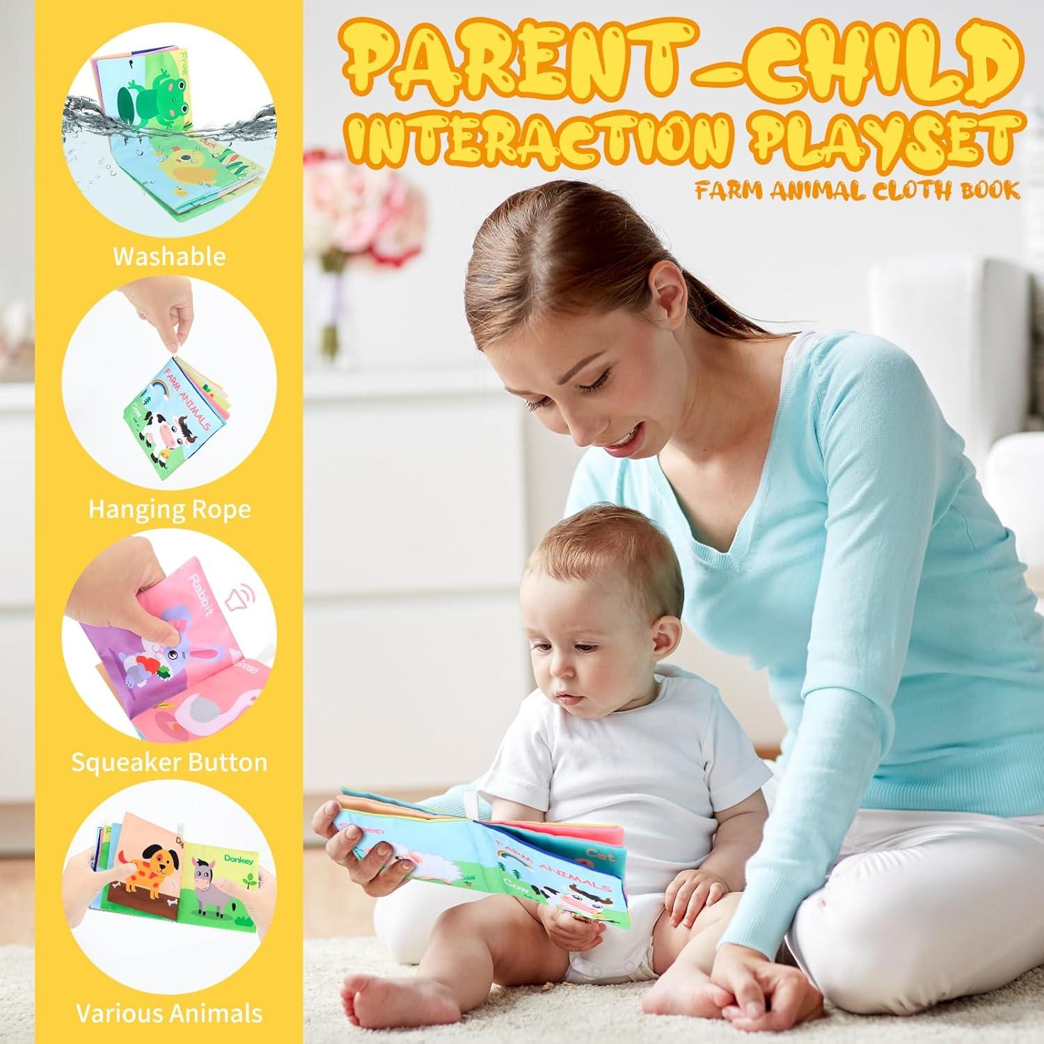 Conjunto de Juguetes de Granja de Peluche Shantou 6-12 Meses