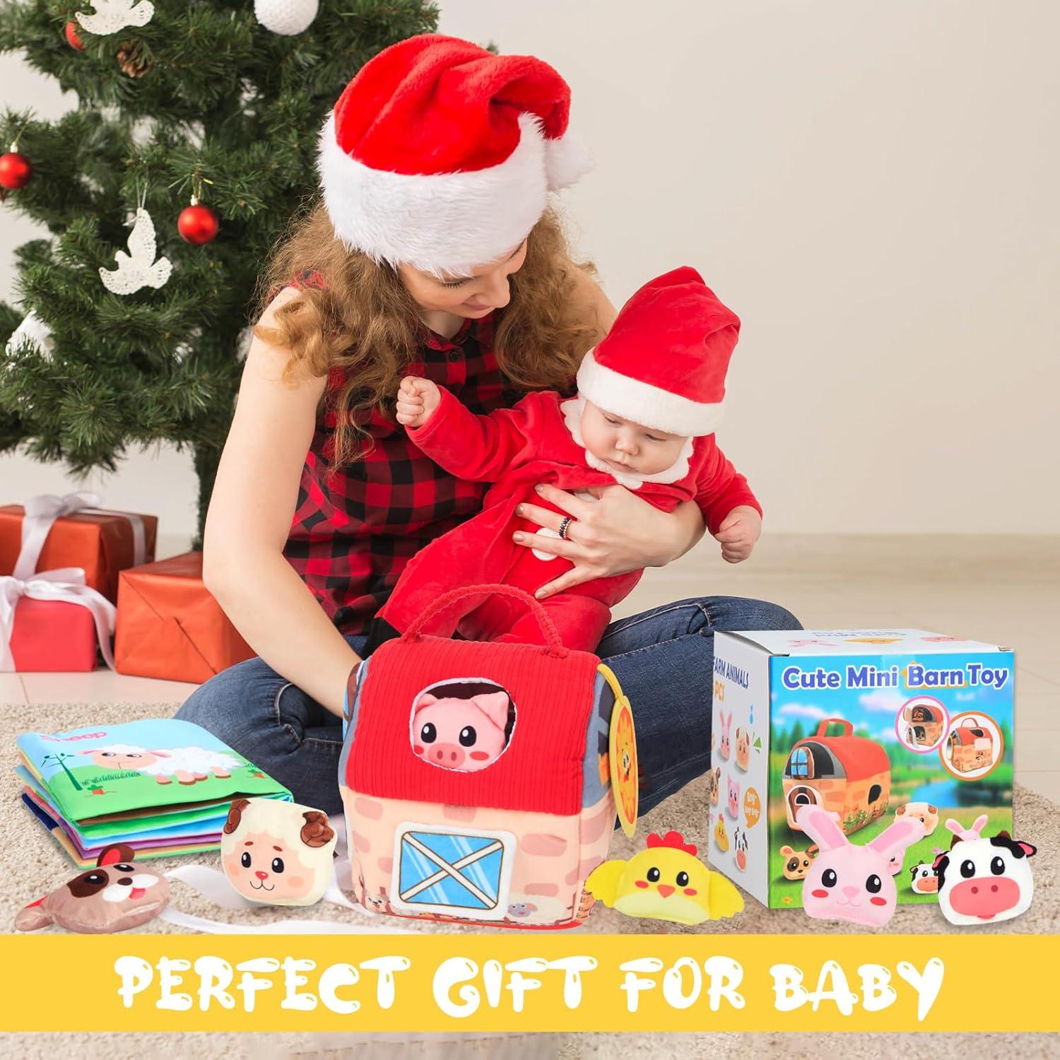 Conjunto de Juguetes de Granja de Peluche Shantou 6-12 Meses