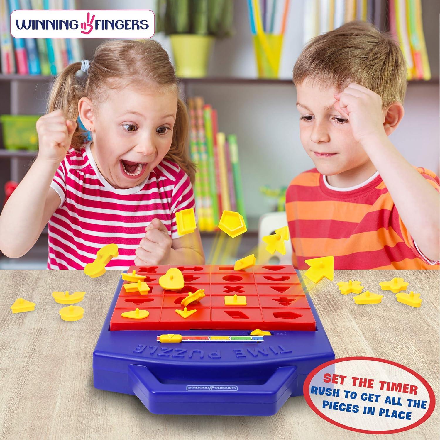 Juego de Rompecabezas de Formas Winning Fingers - Educativo 3+