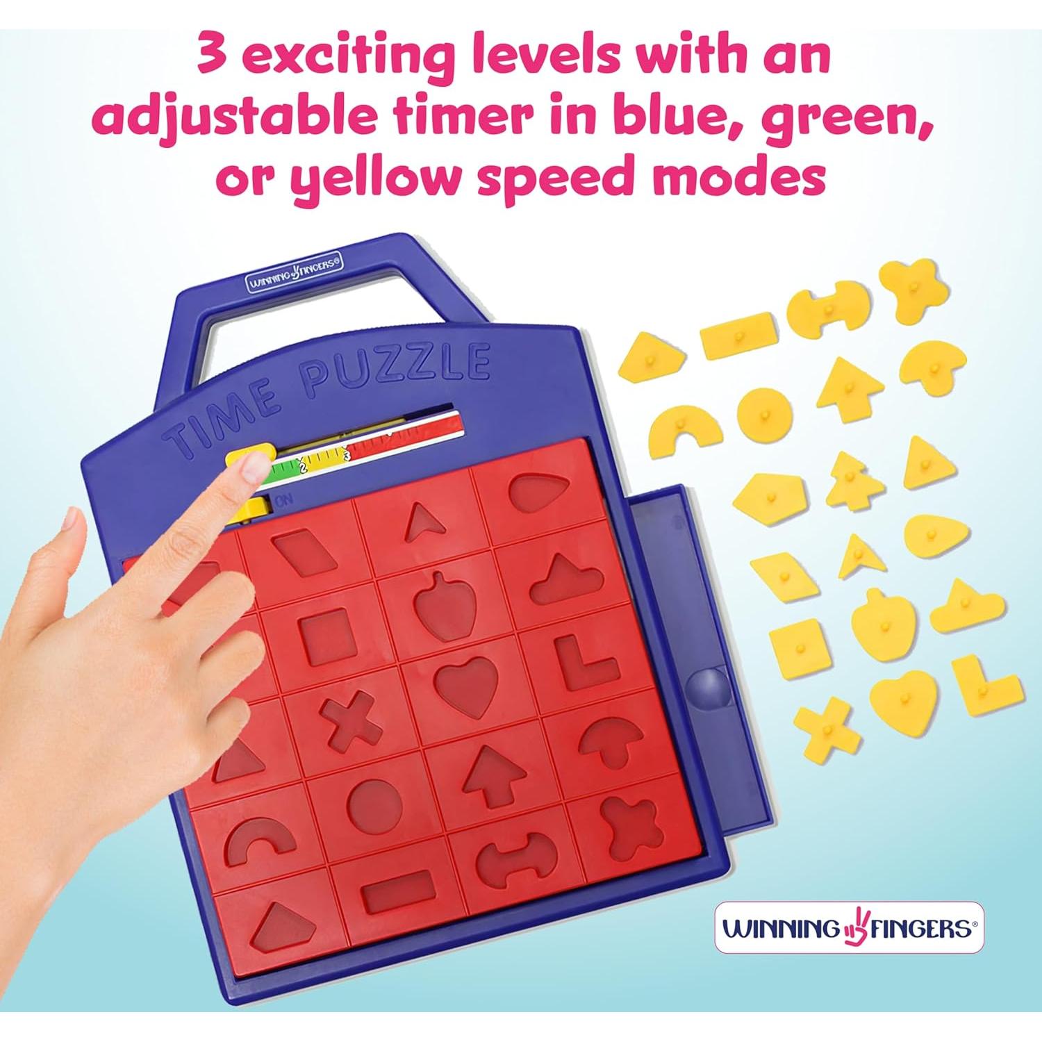 Juego de Rompecabezas de Formas Winning Fingers - Educativo 3+