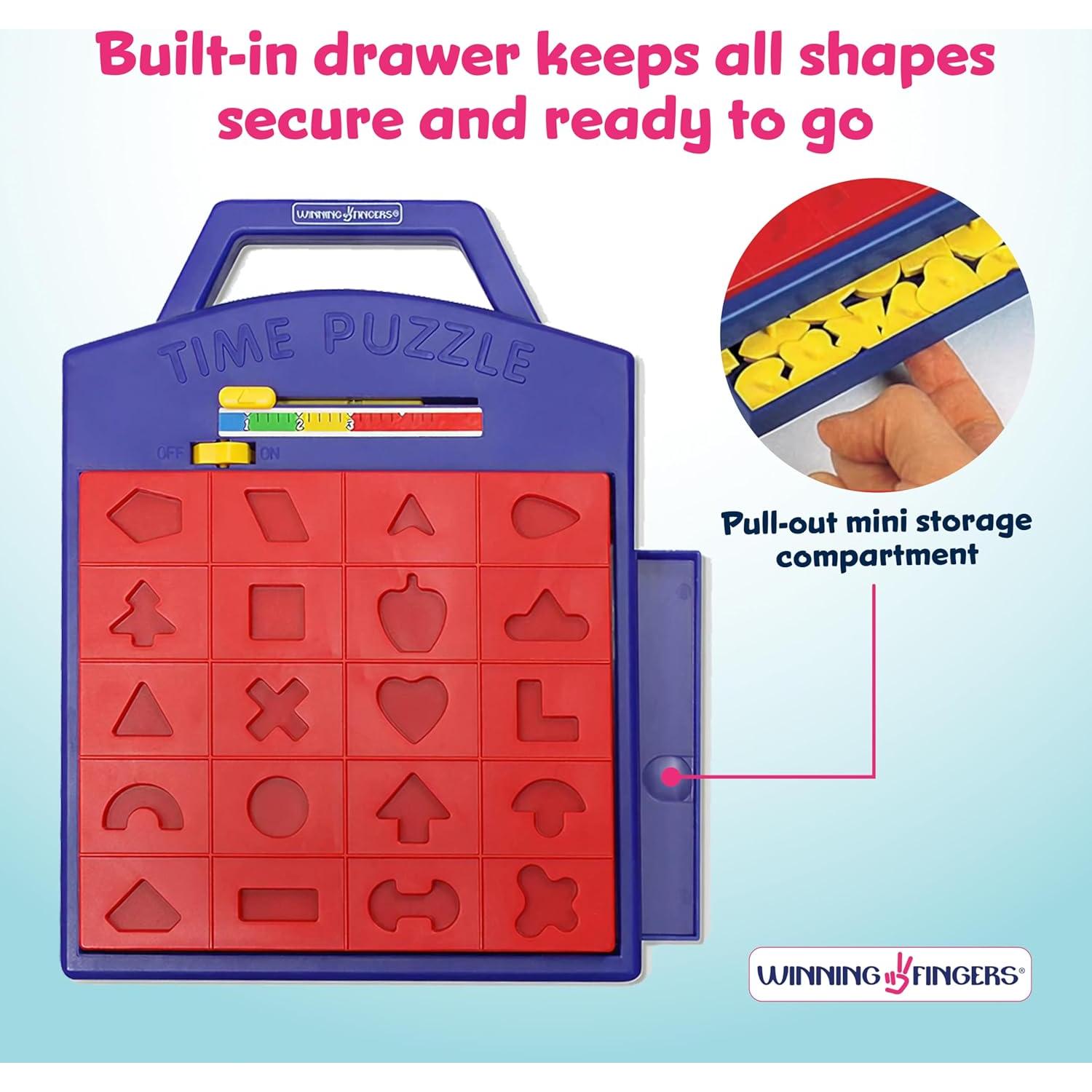 Juego de Rompecabezas de Formas Winning Fingers - Educativo 3+