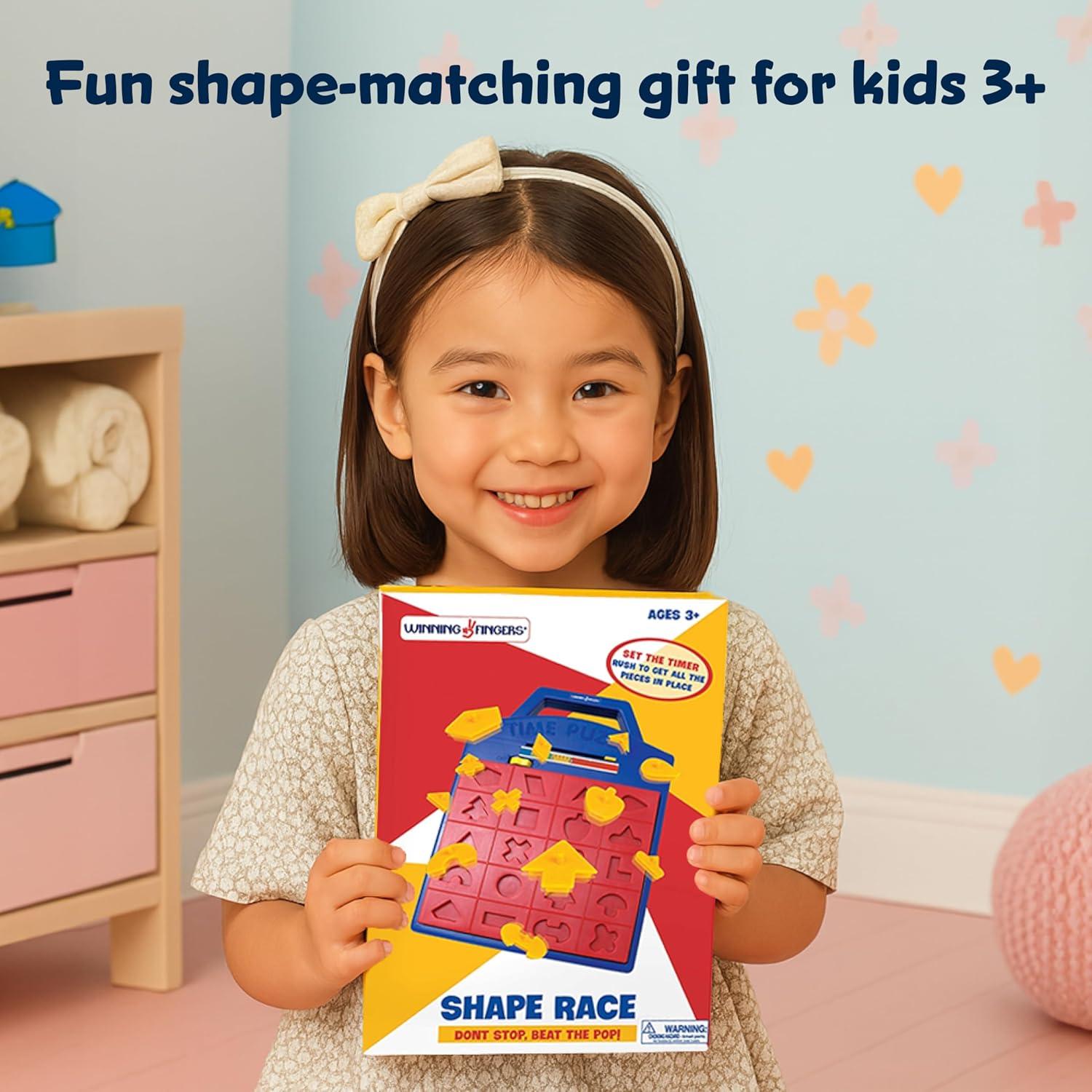 Juego de Rompecabezas de Formas Winning Fingers - Educativo 3+