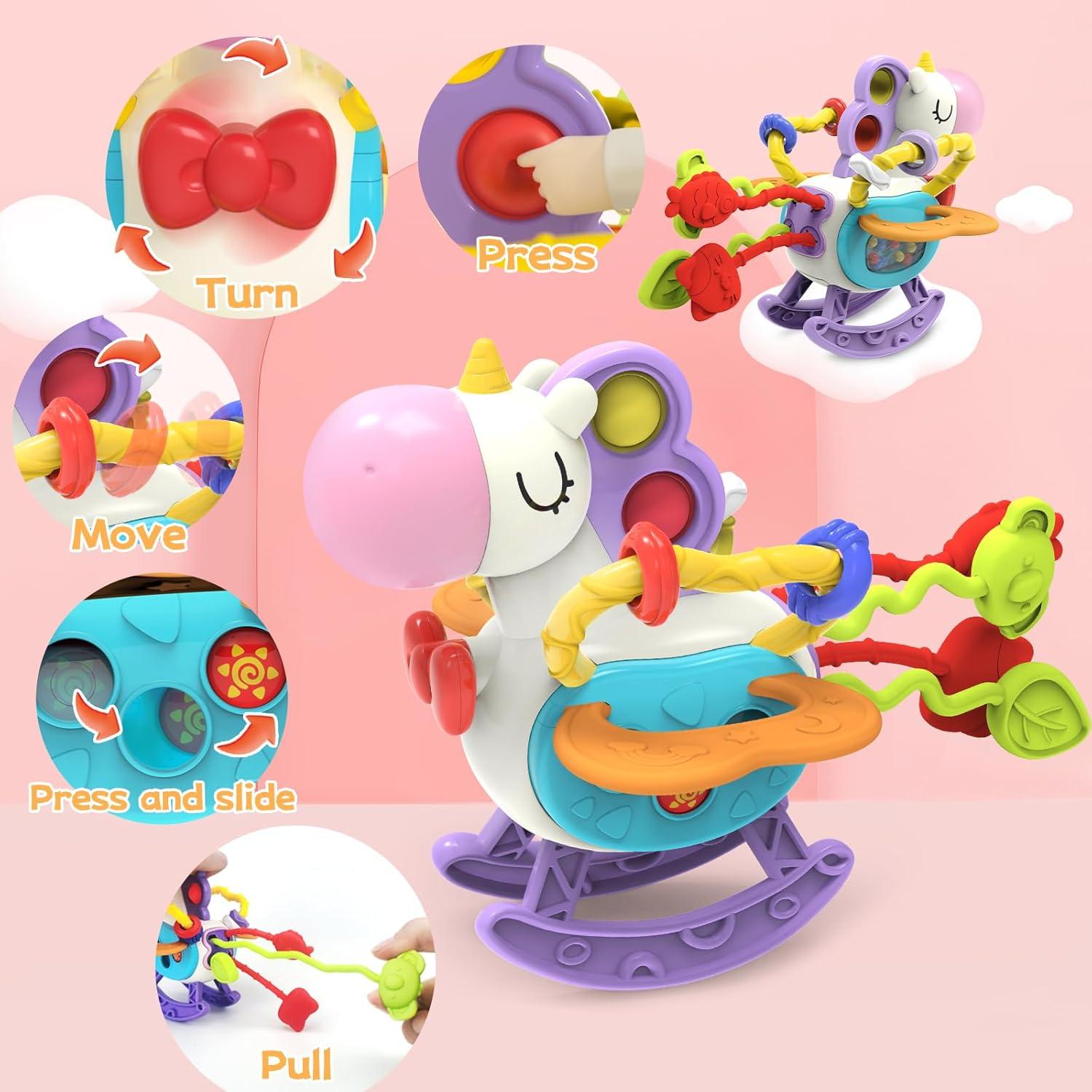 Cubo de Actividades 3 en 1 Seveclotree para Bebés 12 Meses