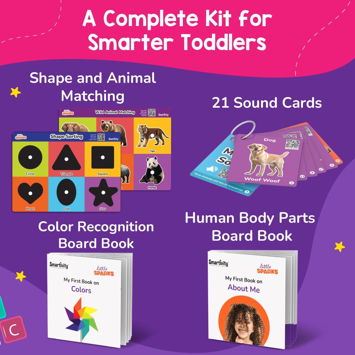 Smartivity Caja de Juego Montessori 5 en 1 para Niños 1+ Años