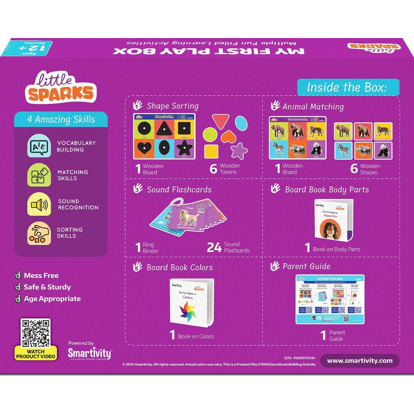 Smartivity Caja de Juego Montessori 5 en 1 para Niños 1+ Años