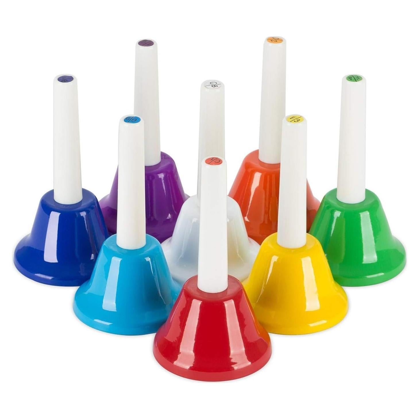 Juego de 8 Campanas de Mano de Metal OriGlam - Instrumento Musical