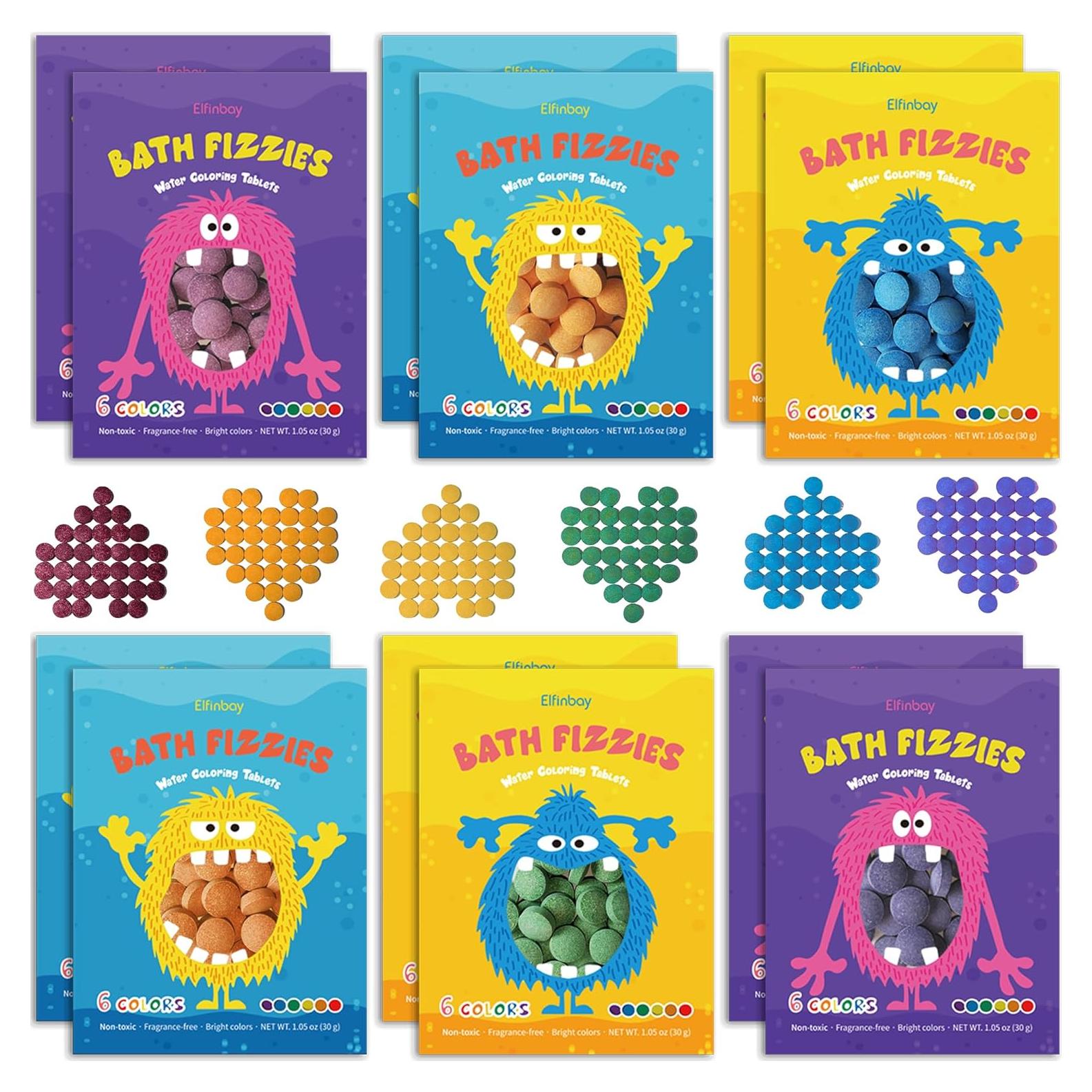 Tabletas de Color para Baño Elfinbay 360 Unidades No Tóxicas