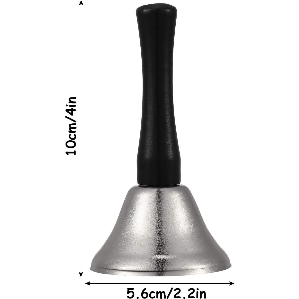 24 Campanas de Mano Boao Acero y Madera 0.5 kg