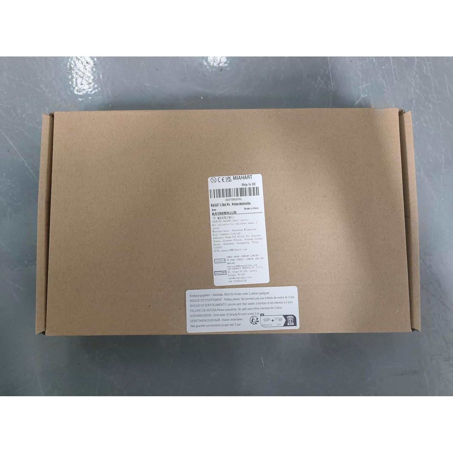 Campanas de Mano MIAHART 6 Piezas de Madera para Navidad