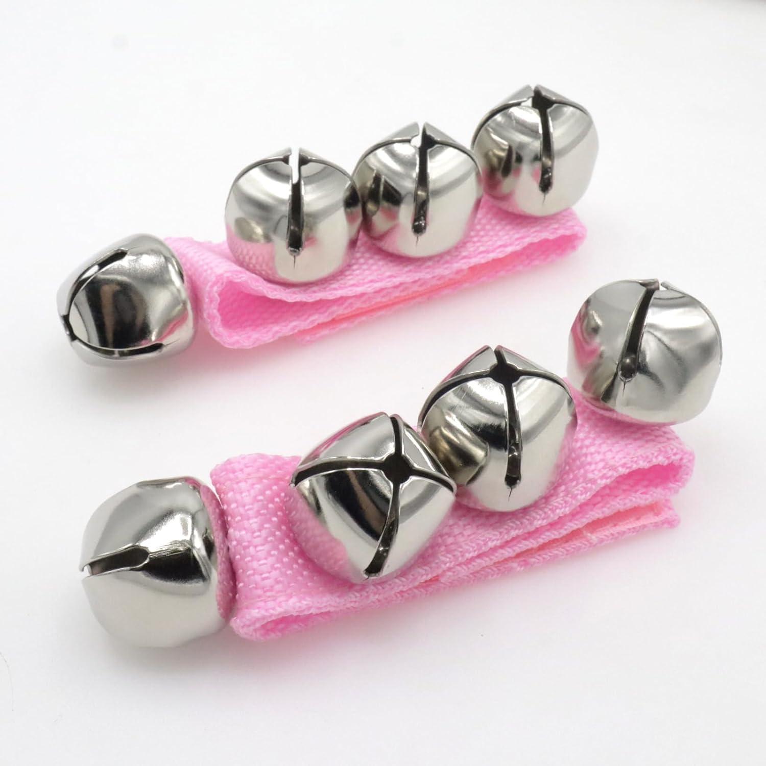 Campanas de Muñeca CashBeat Rosa 22cm - Jingle para Fiesta