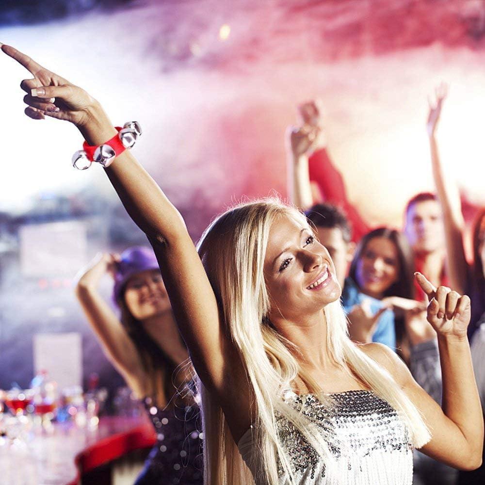 Campanas de Muñeca Navideñas Augshy - 20 Paquetes Multicolor