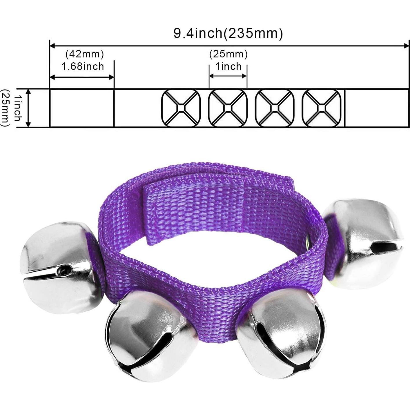 Campanas de Jingle Bells Augshy 24 Piezas Multicolor