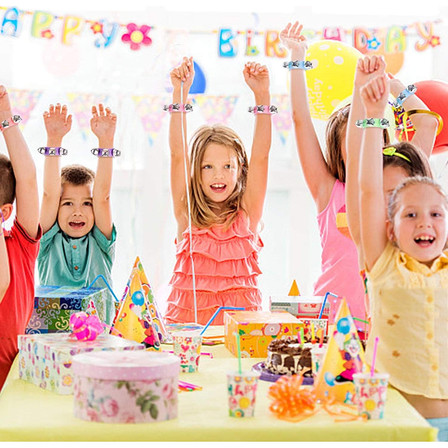 Campanas de Jingle Bells Augshy 24 Piezas Multicolor