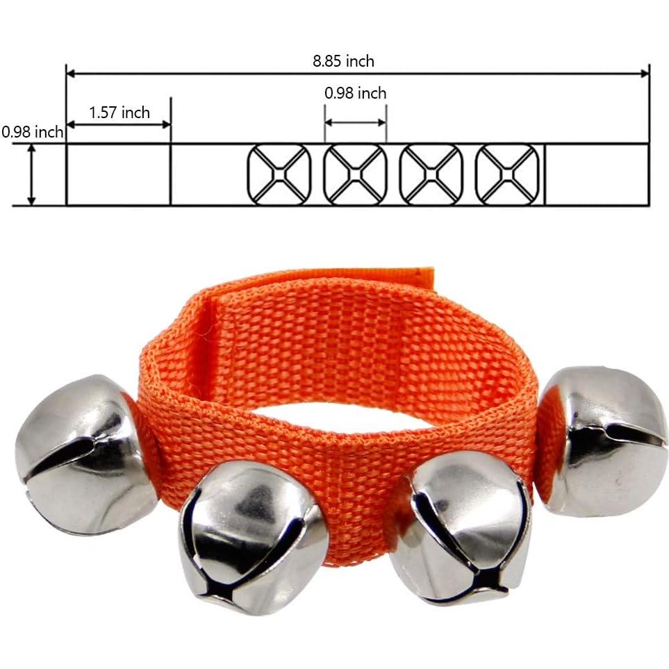 Campanas de Muñeca Casa de Faroles, 24 Pcs, Colores Brillantes