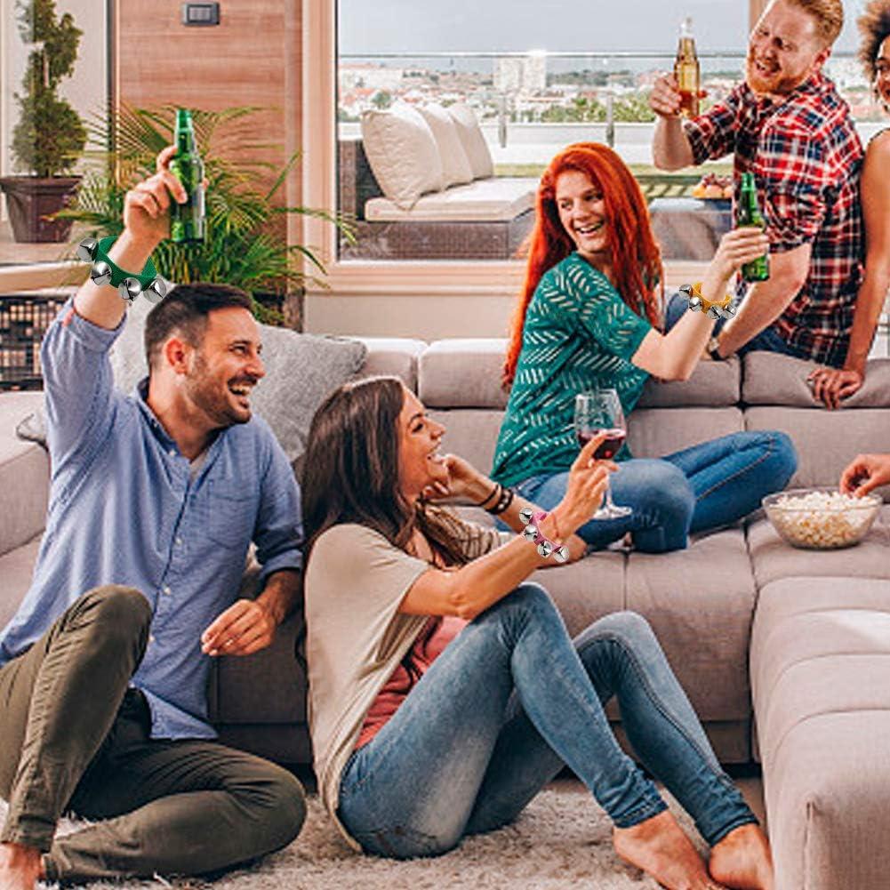 Campanas de Muñeca Casa de Faroles, 24 Pcs, Colores Brillantes