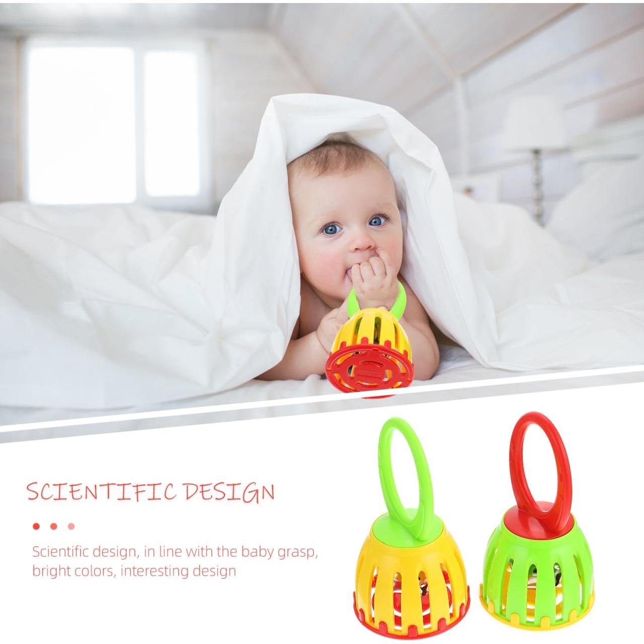 Campanas de Trineo de Mano Kisangel - 2 Piezas para Niños