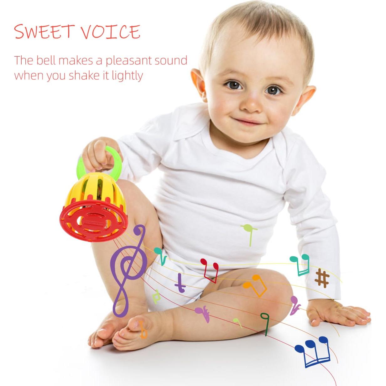 Campanas de Trineo de Mano Kisangel - 2 Piezas para Niños