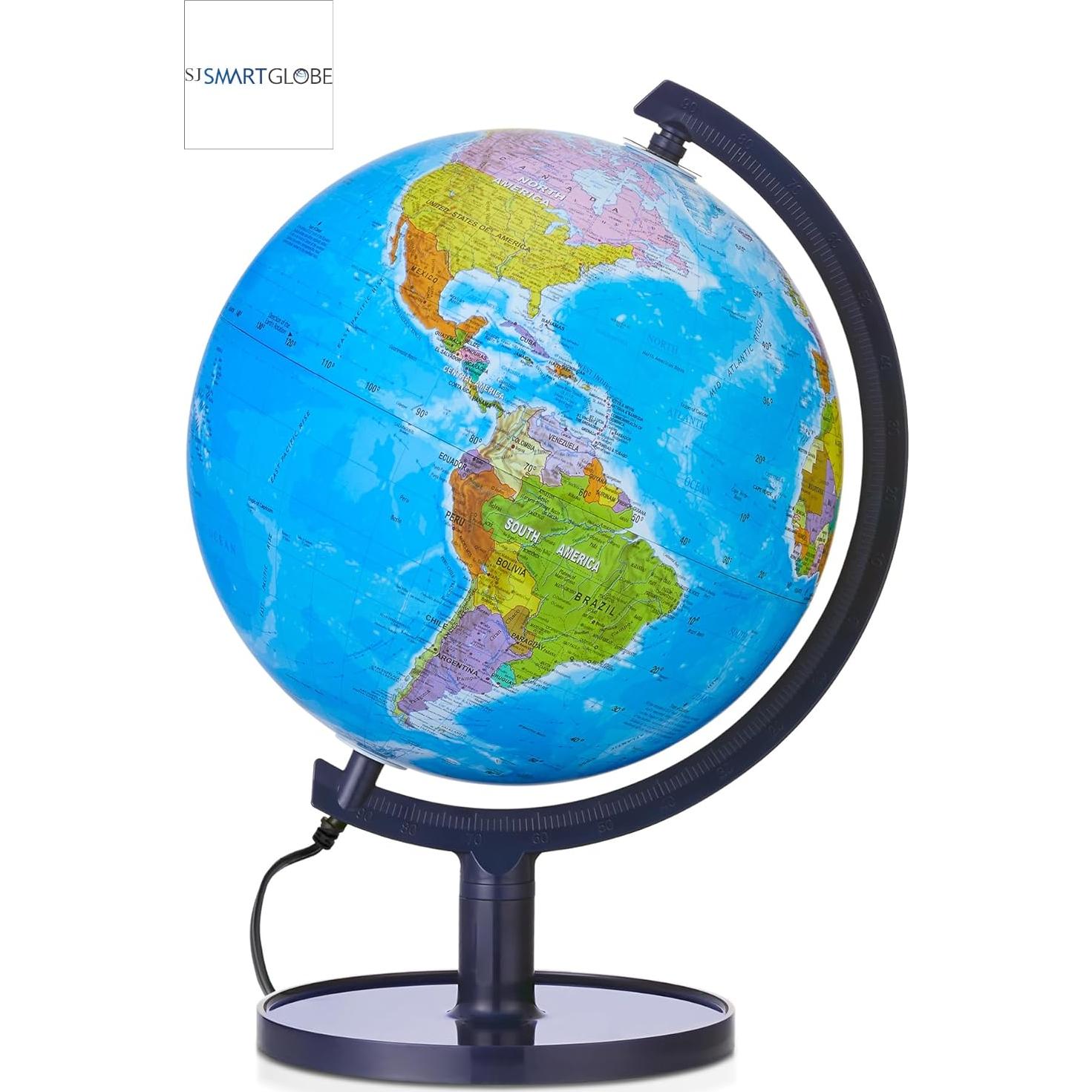 Globo Interactivo LED 26cm SEOJEON con Soporte y App