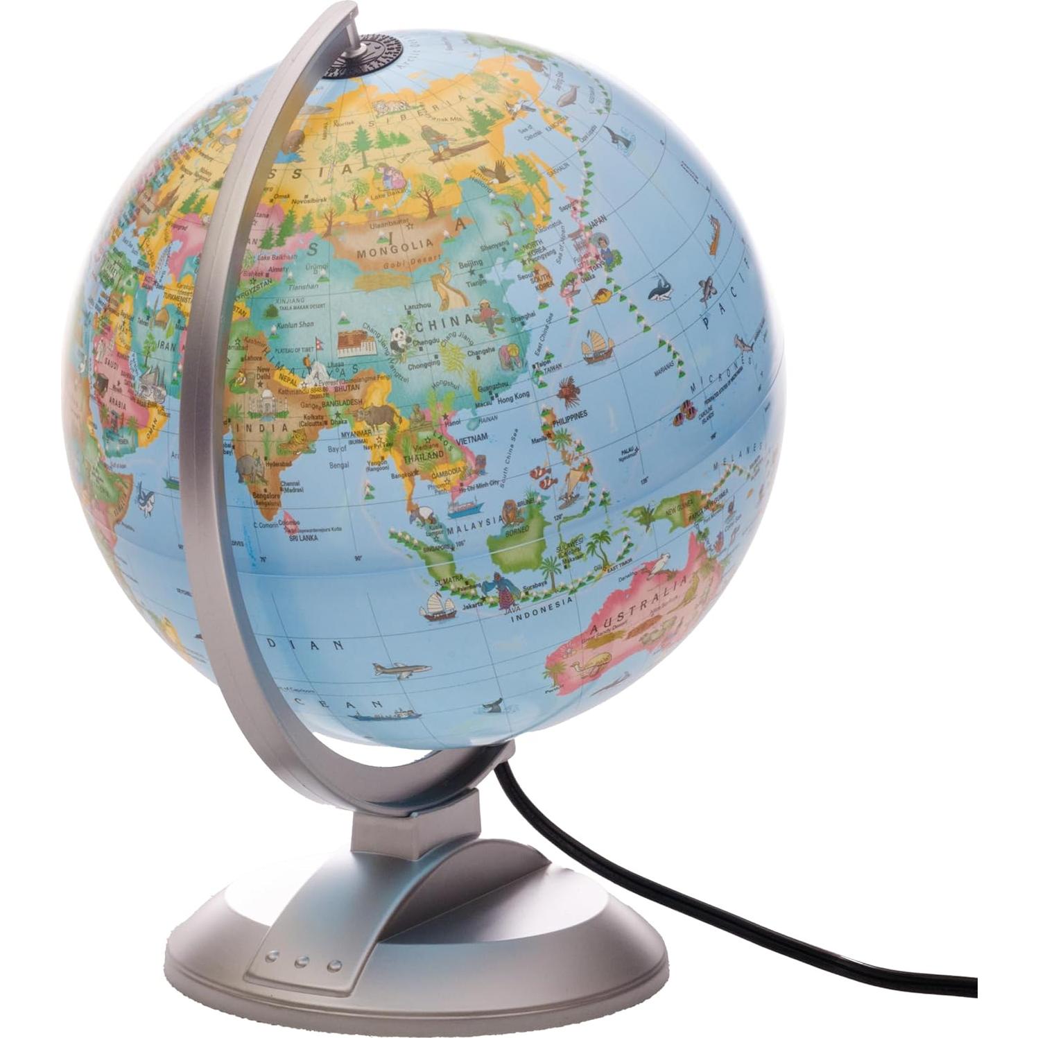 Globo Oceánico Iluminado Replogle 25.4 cm para Niños