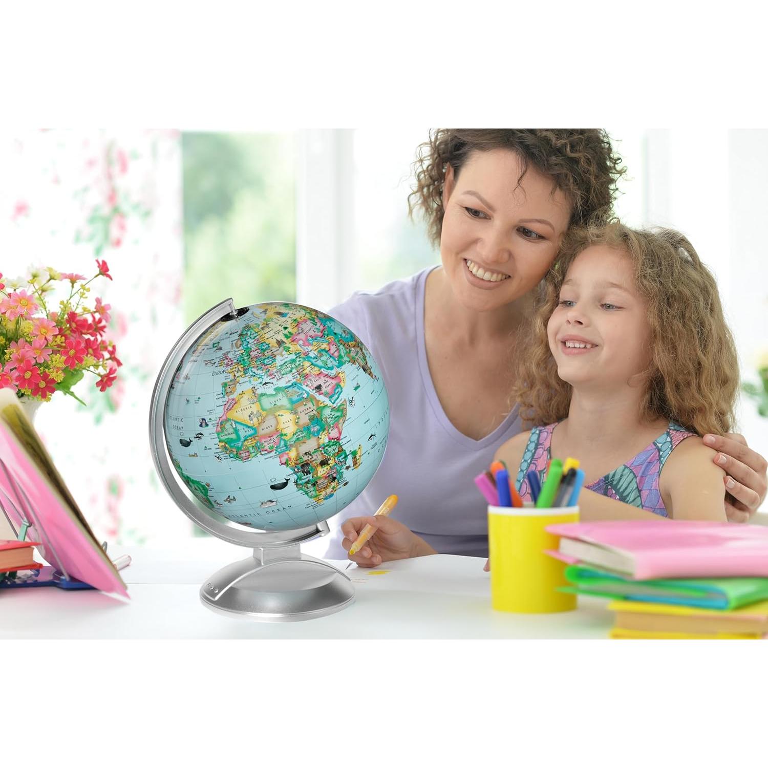 Globo Oceánico Iluminado Replogle 25.4 cm para Niños