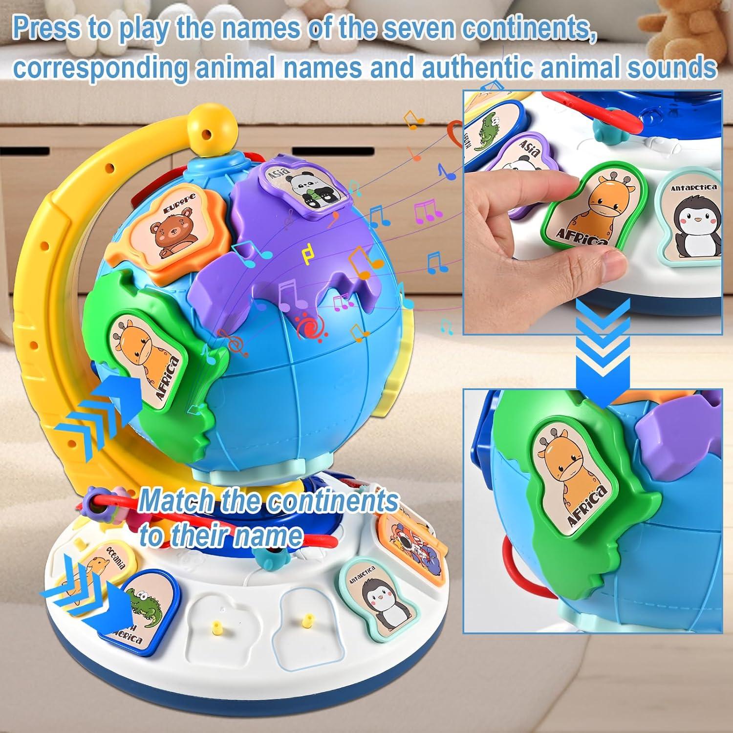 Globo Interactivo Educativo Goldge 5-en-1 para Niños 30.48 cm