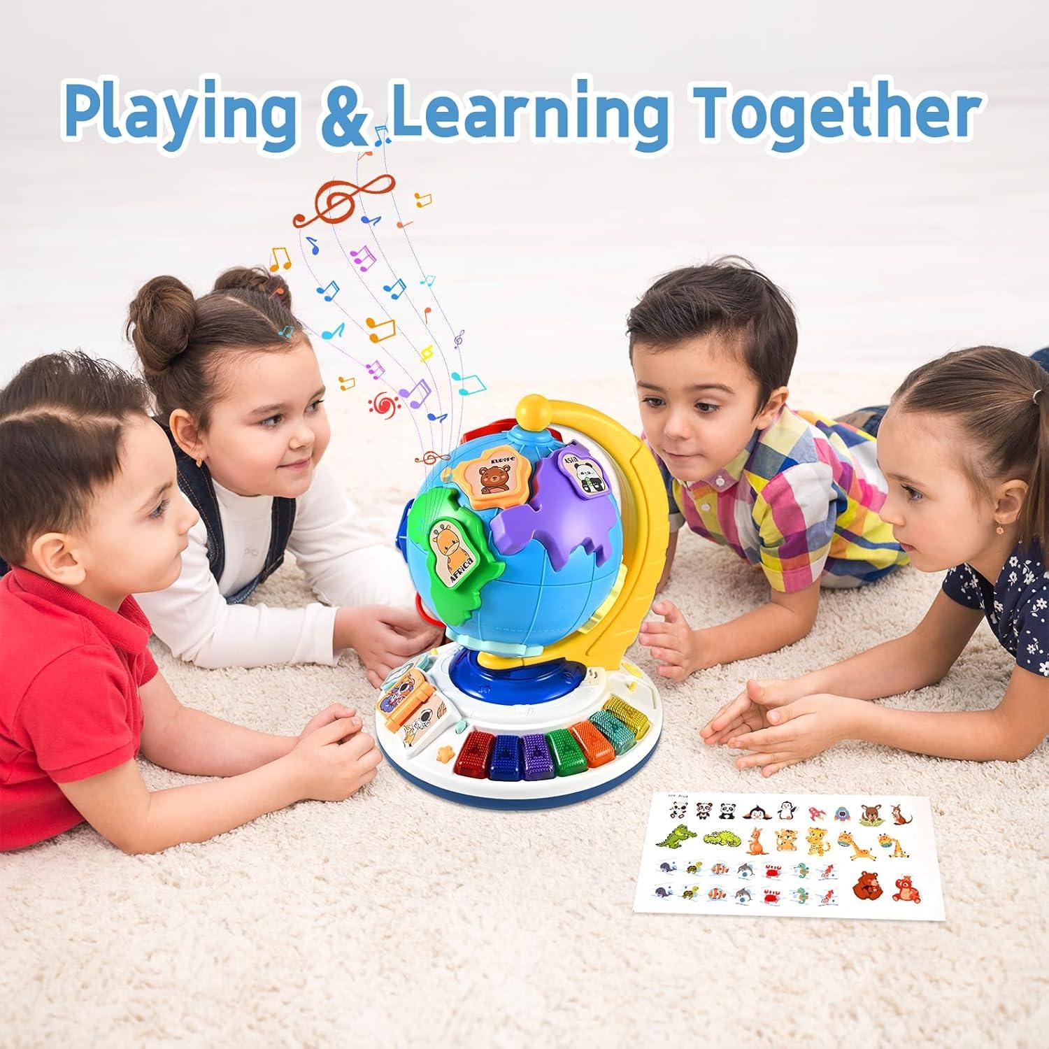 Globo Interactivo Educativo Goldge 5-en-1 para Niños 30.48 cm