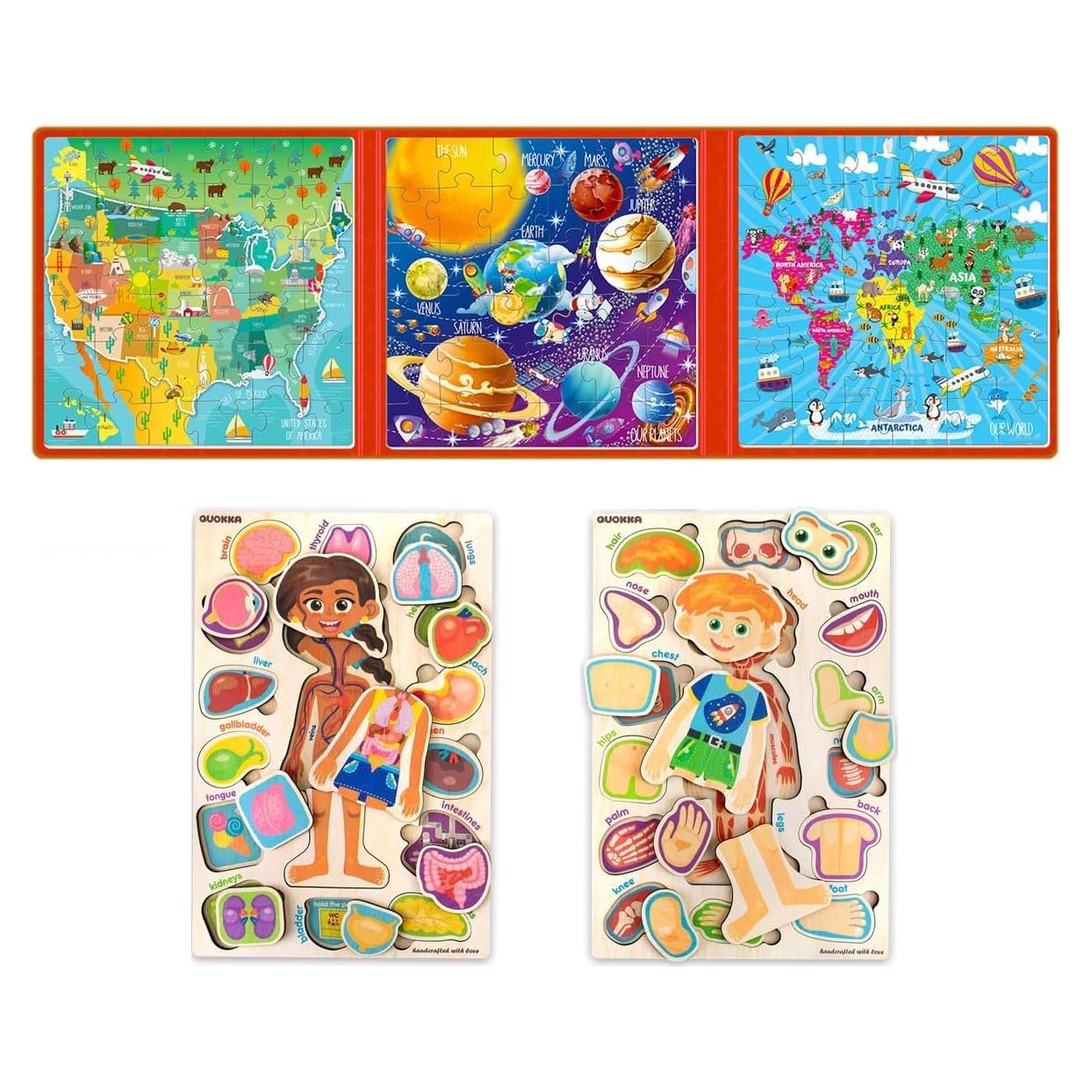 Puzzles Educativos Quokka: Anatomía y Búsqueda para Niños