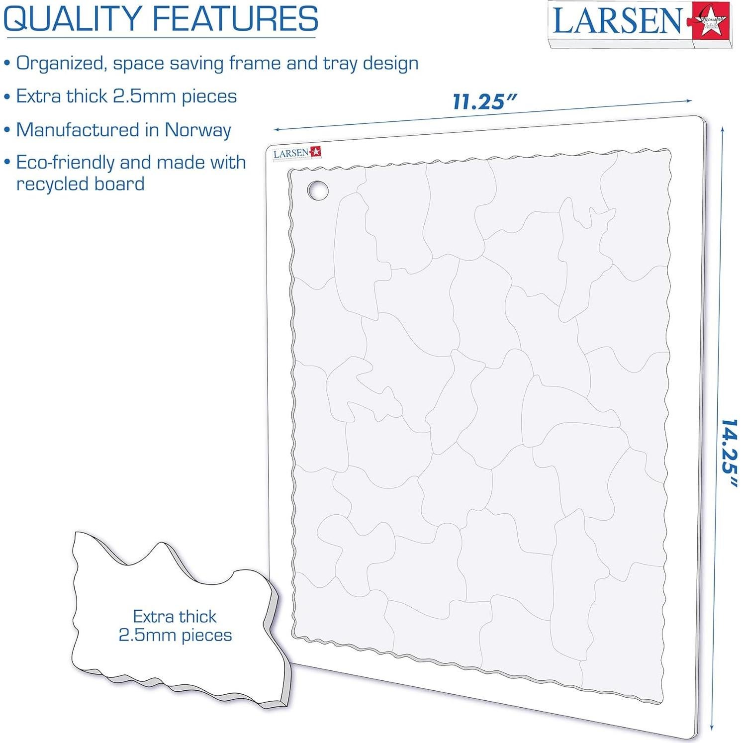 Rompecabezas de Europa Larsen 37 Piezas Educativo Niños