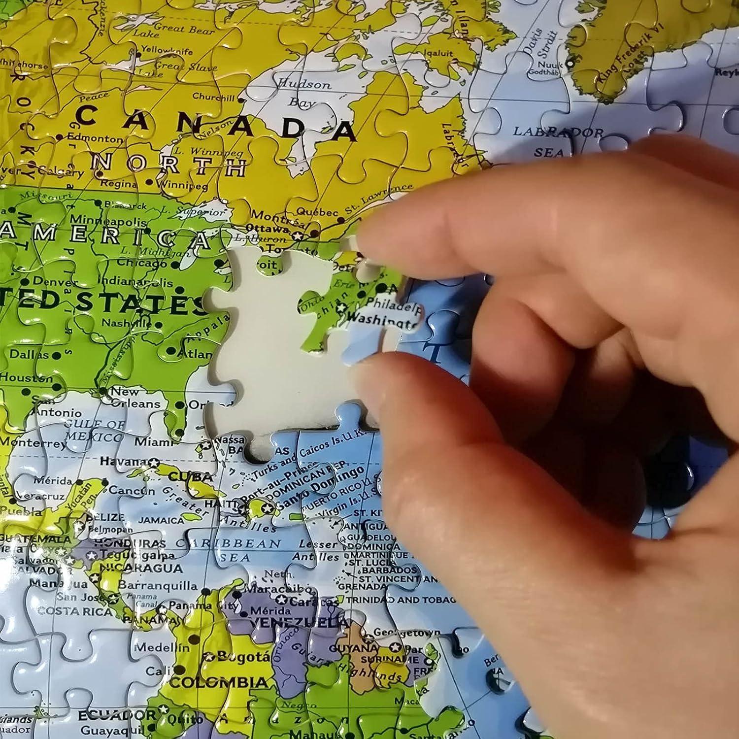 Rompecabezas Mapa Político del Mundo 1000 Piezas PAYOHTO