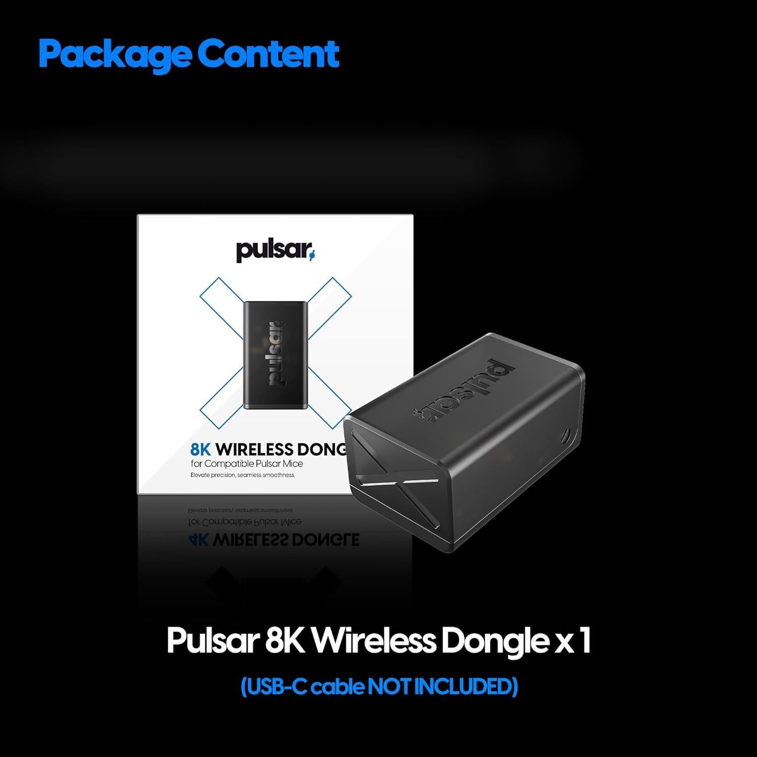 Dongle Inalámbrico Pulsar 8K para Gaming - Precisión 8000Hz