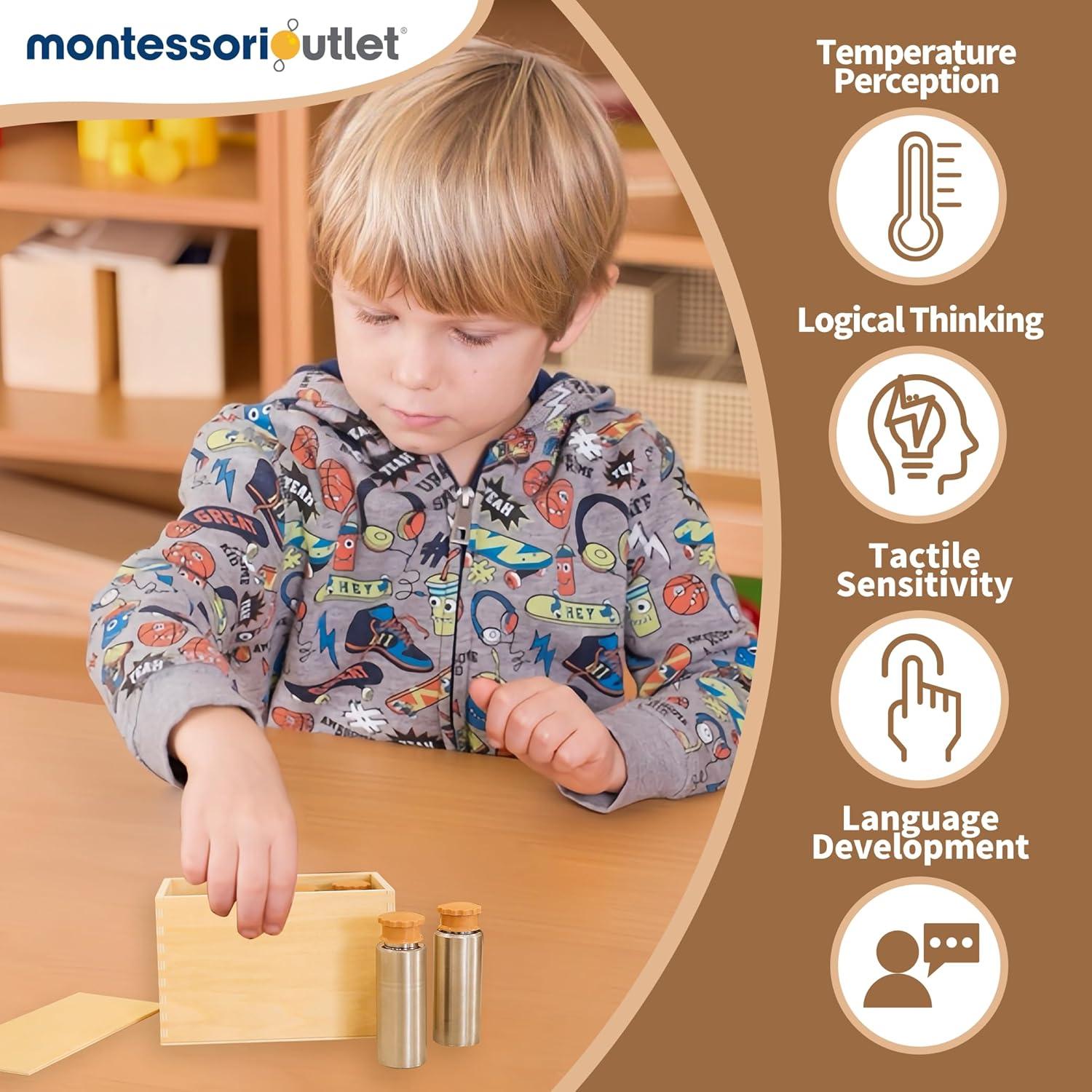 Botellas Térmicas Montessori Outlet - Juego de 8 Botellas