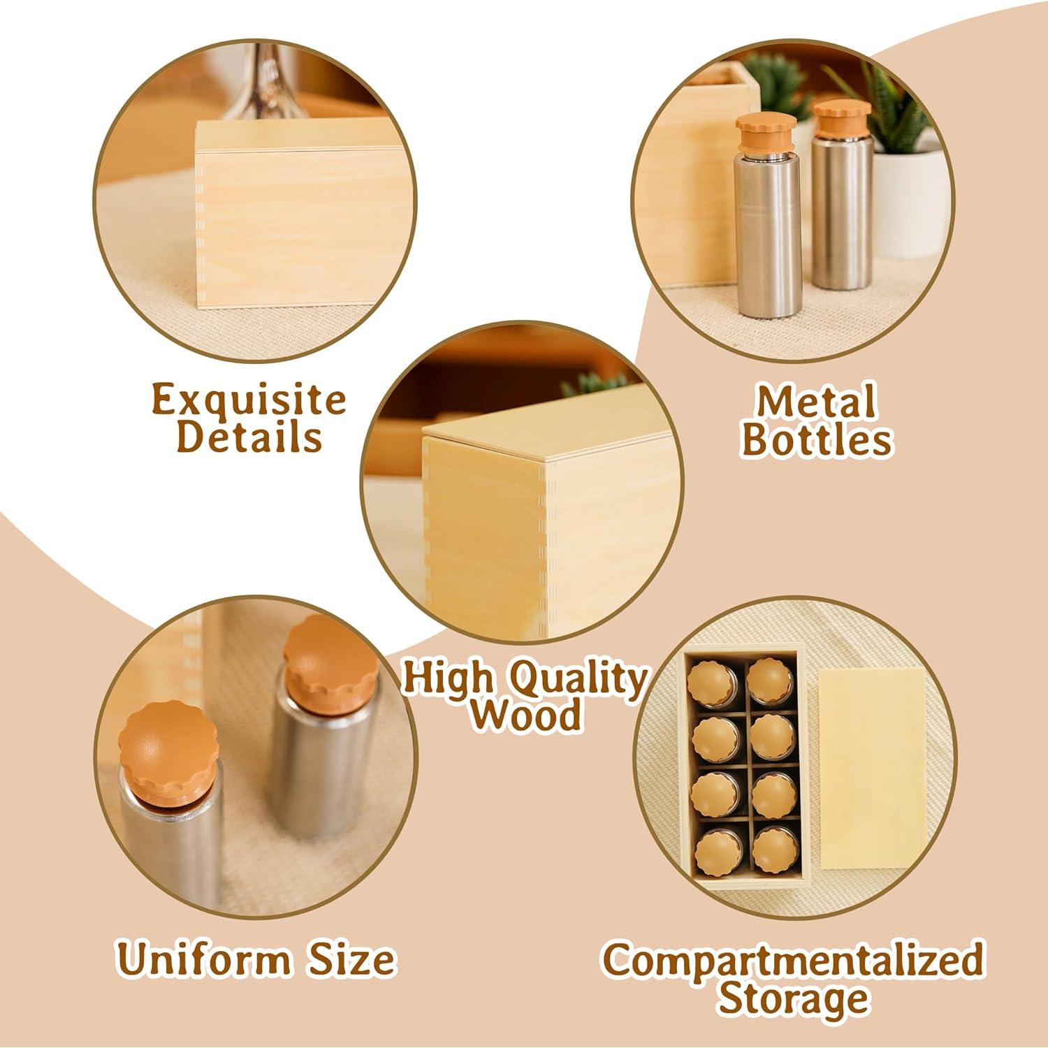 Botellas Térmicas Montessori Outlet - Juego de 8 Botellas