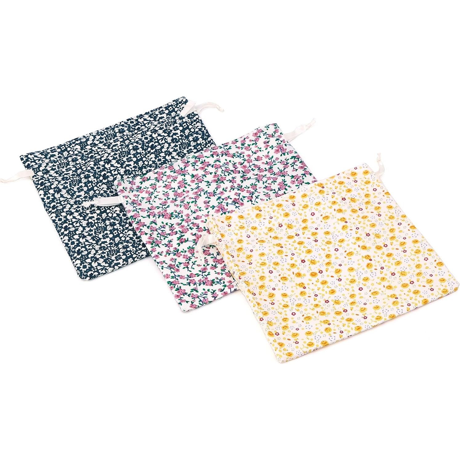 Set de 3 Bolsas de Regalo Estereognósticas Montessori Algodón/Seda