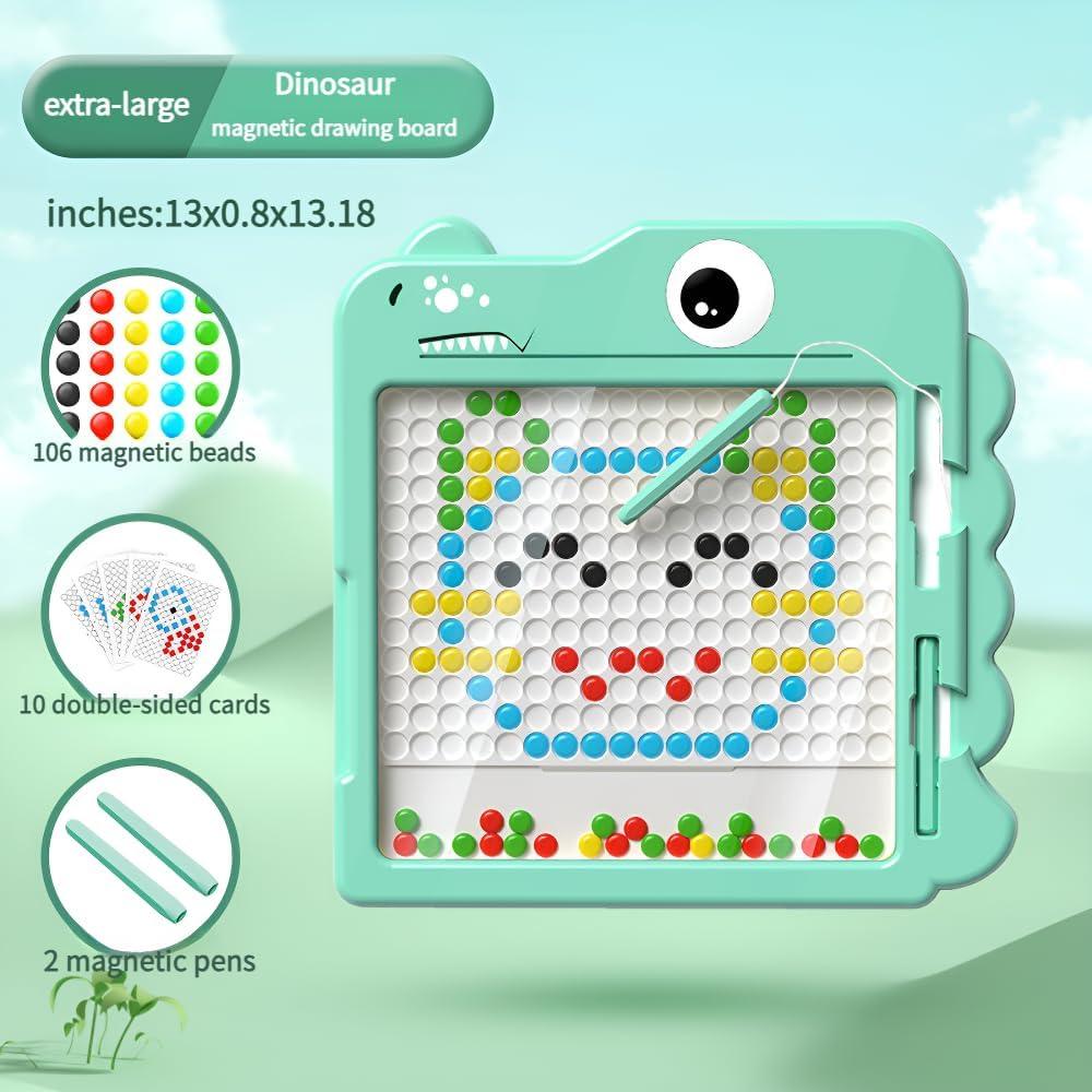 Tablero de Dibujo Magnético Mandarooker 33x33 cm para Niños