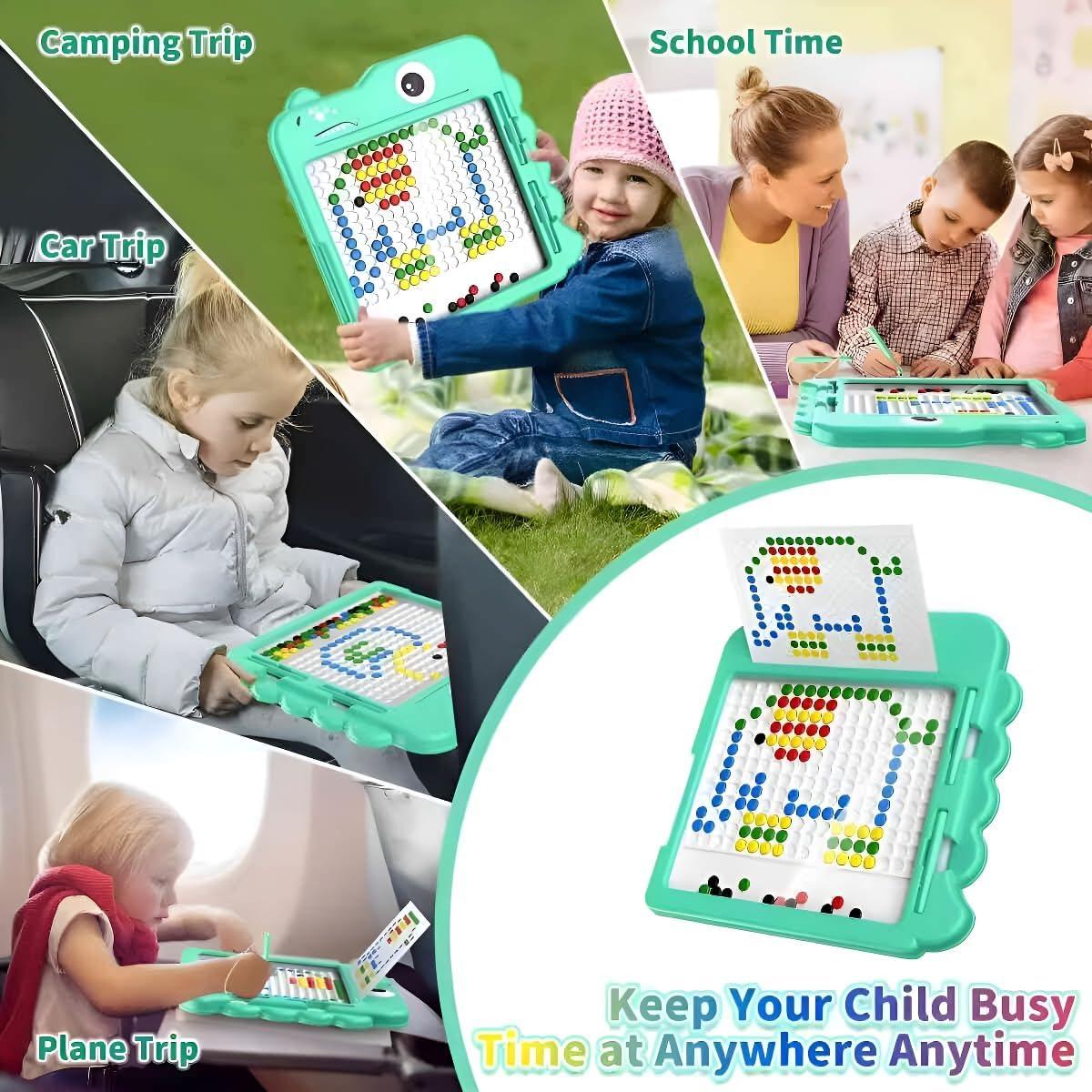 Tablero de Dibujo Magnético Mandarooker 33x33 cm para Niños