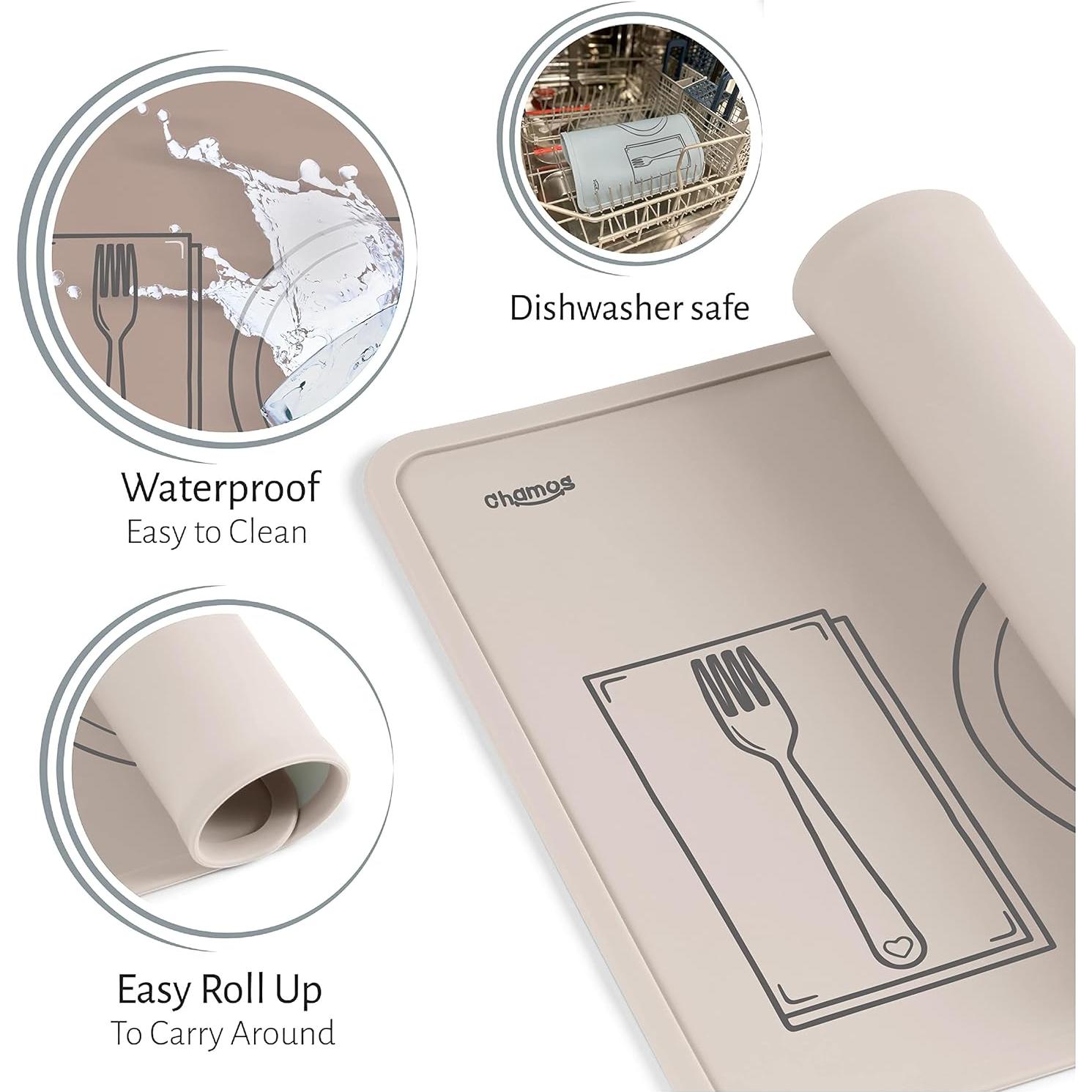 Mantelito Montessori Chamos para Niños - Set de 2 Silicona