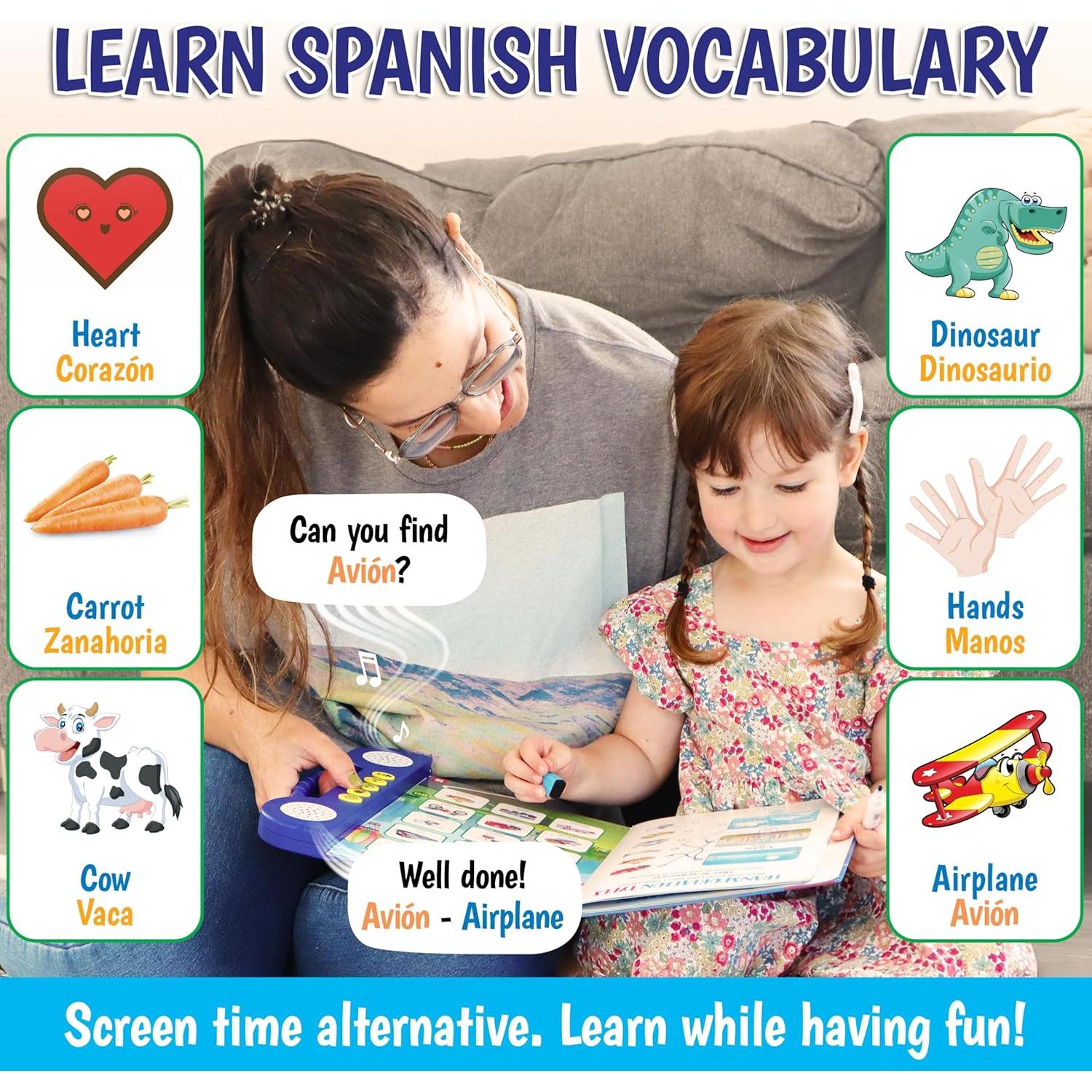 Libro Interactivo de Aprendizaje Español Gufino ABC 3-15 Años