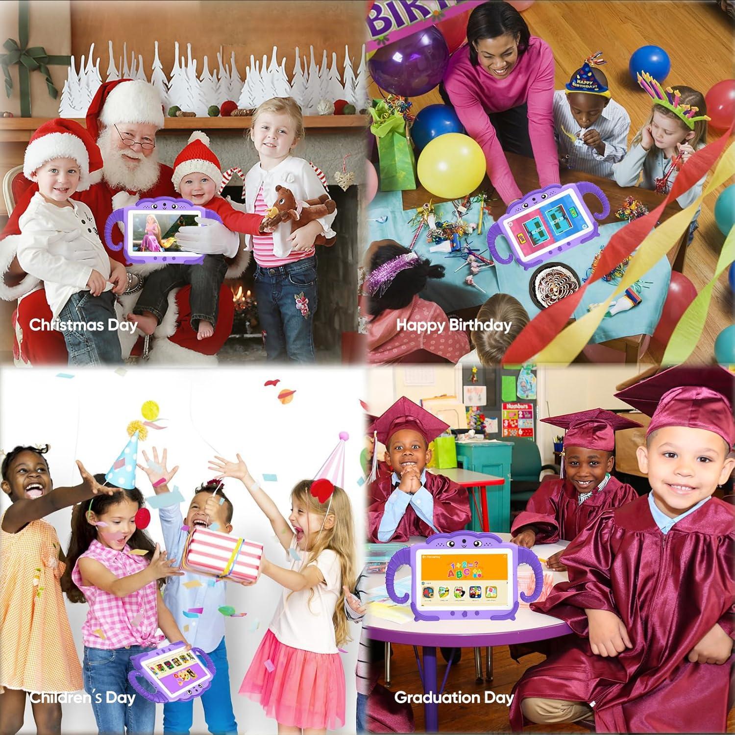 Tableta para Niños Okulaku ZIDS701 7" 32GB Android 11 con Control Parental