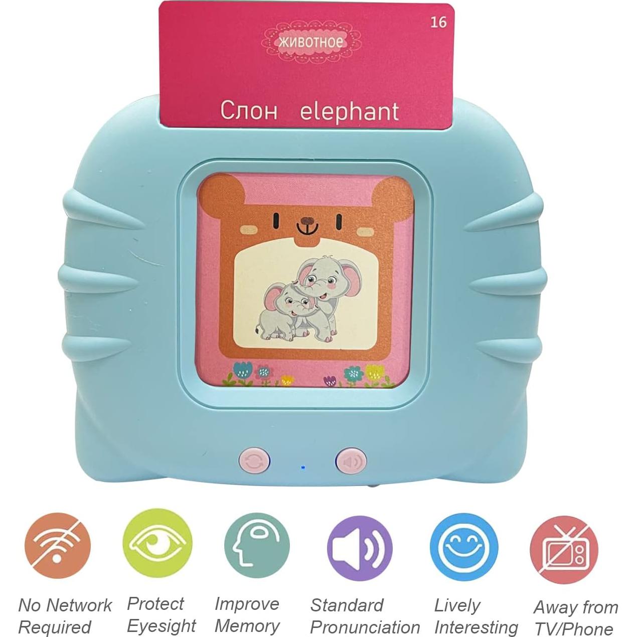 Tarjetas de Flash Ruso-Inglés MINMEER 112 PCS para Niños