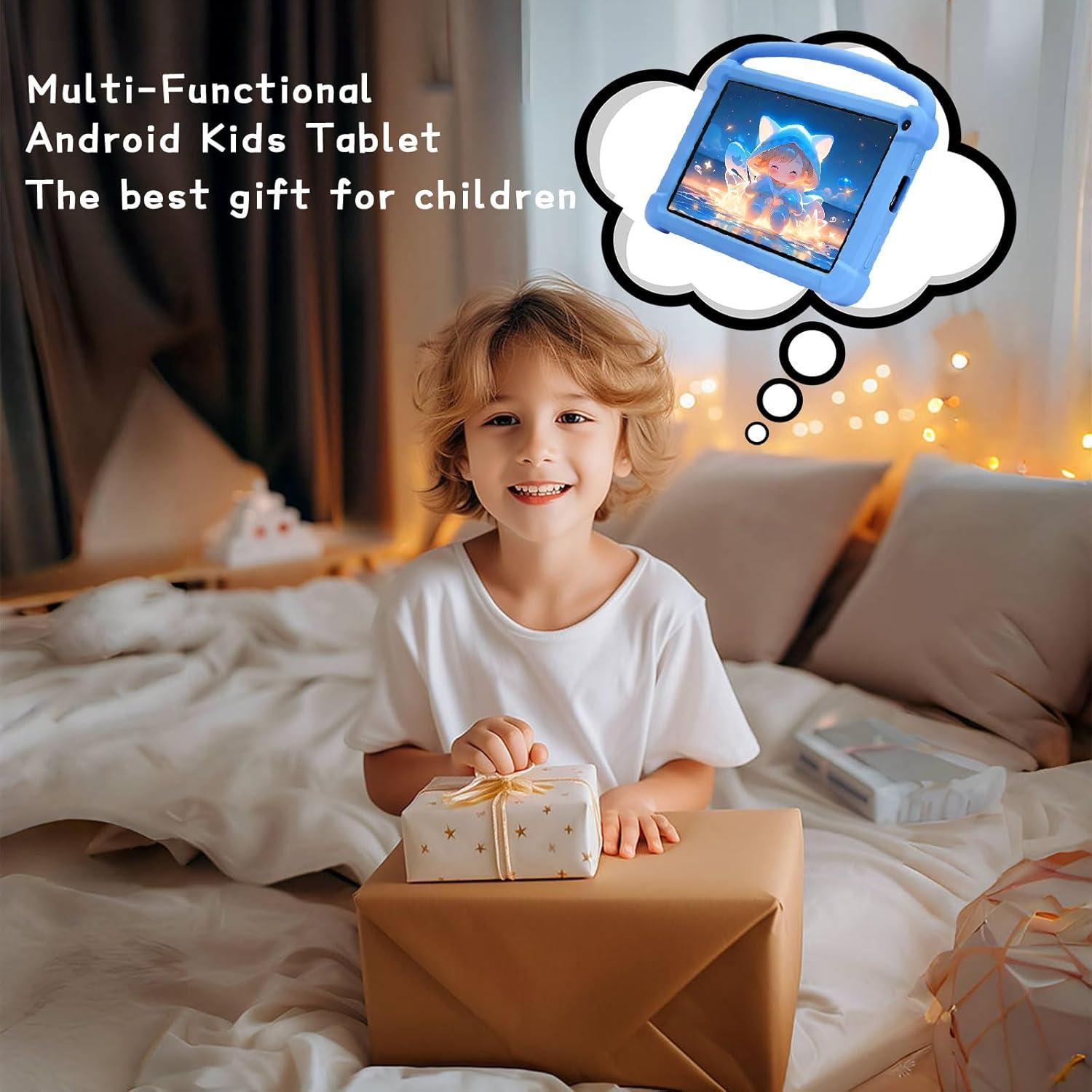 Tablet Android 12 YQSAVIOR 7" 4GB RAM 32GB ROM Niños