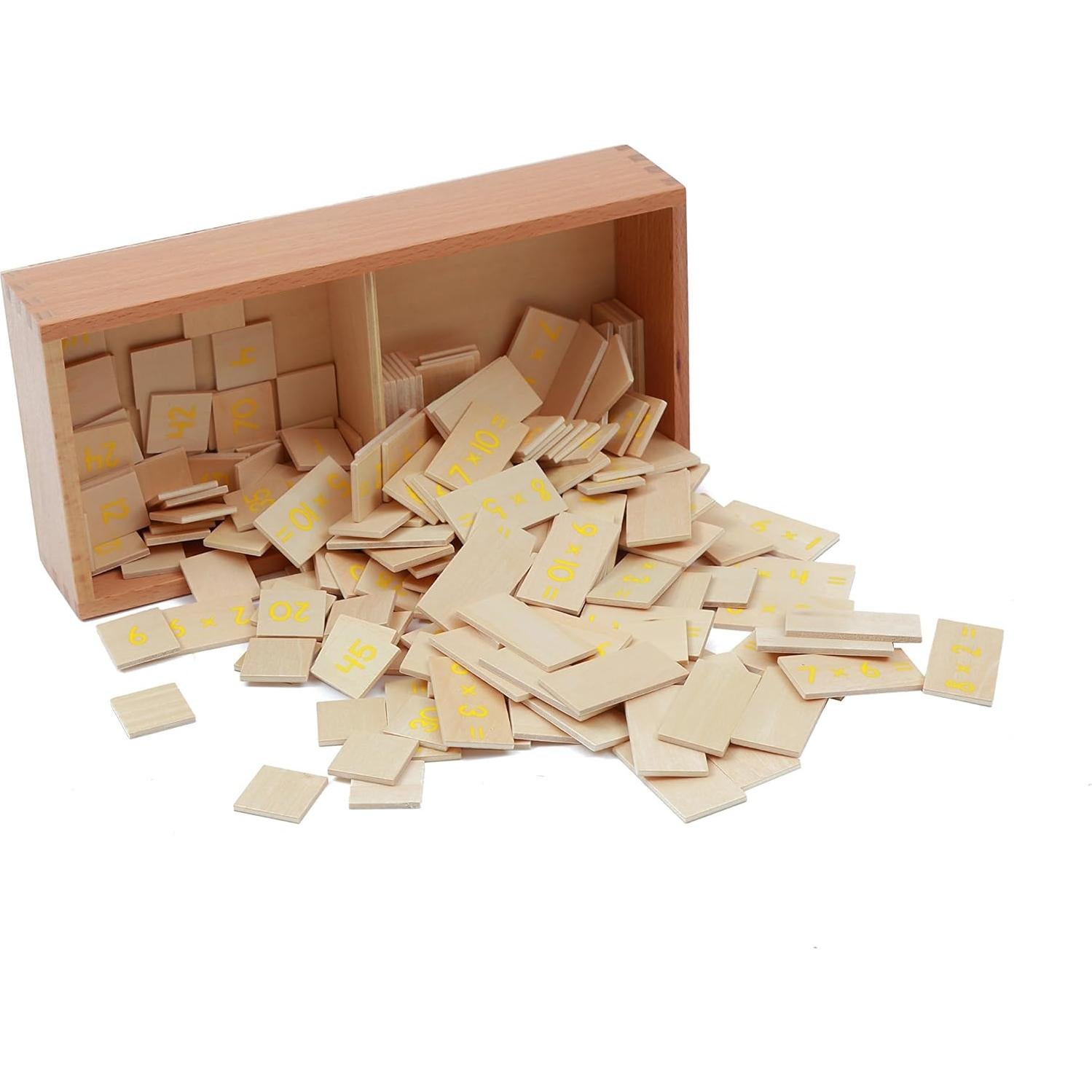 Caja de Multiplicación Montessori Adena - Madera de Haya