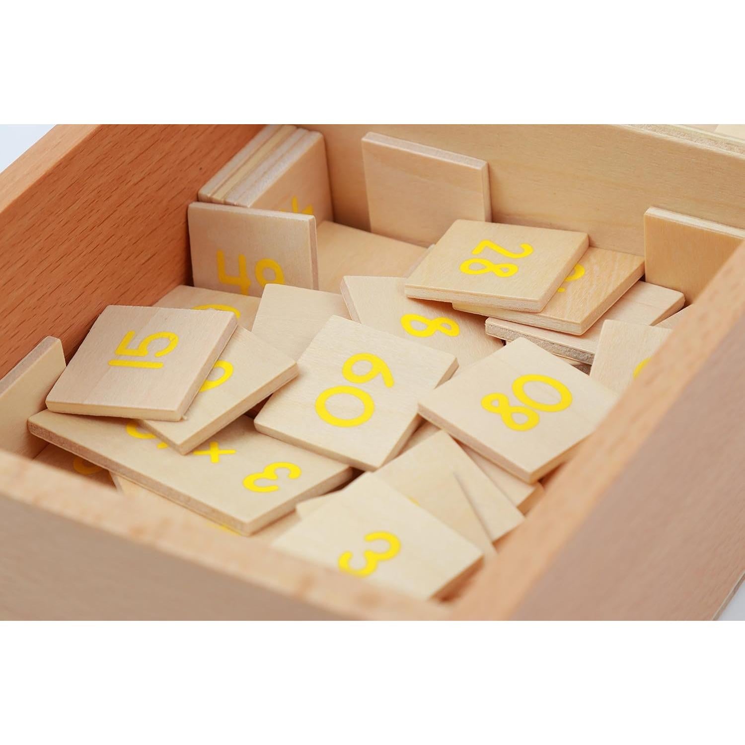 Caja de Multiplicación Montessori Adena - Madera de Haya
