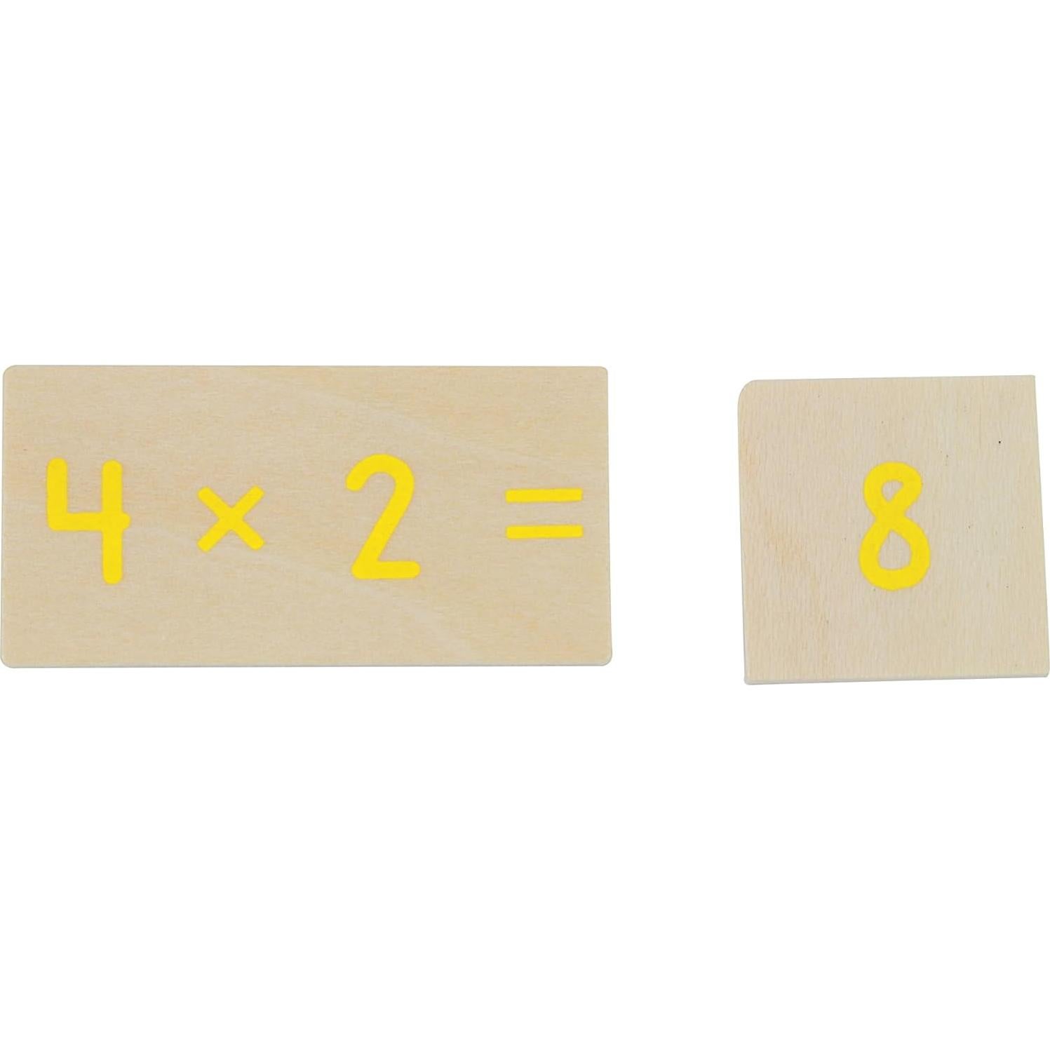 Caja de Multiplicación Montessori Adena - Madera de Haya