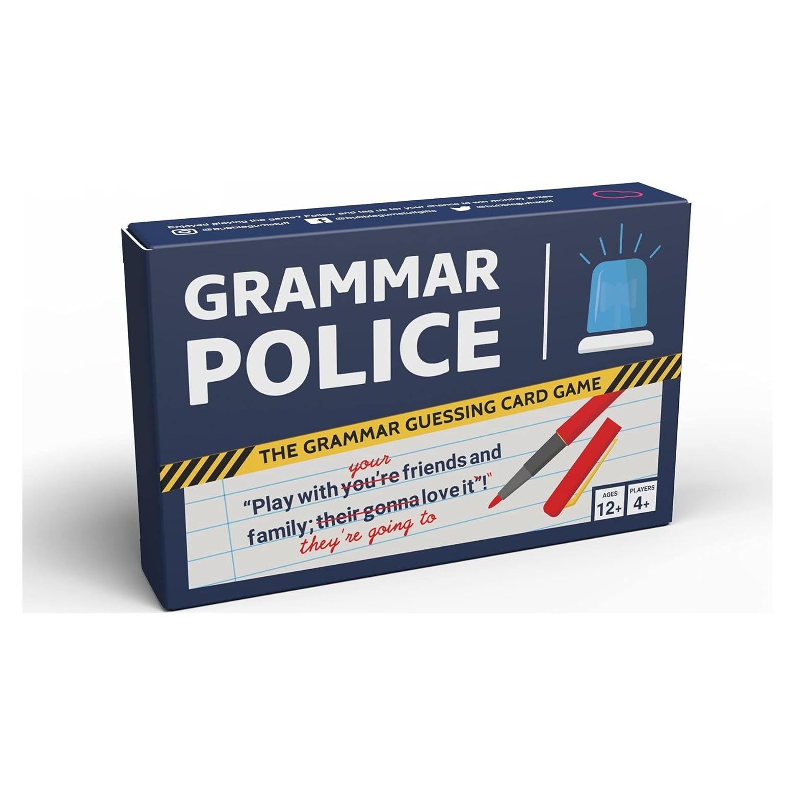 Juego de Cartas de Gramática Bubblegum Stuff - 56 Errores