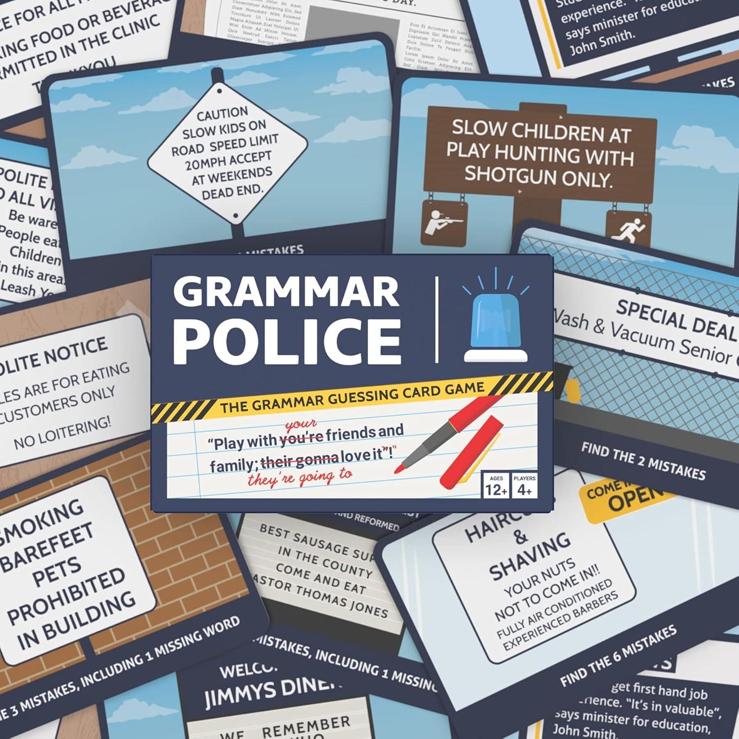 Juego de Cartas de Gramática Bubblegum Stuff - 56 Errores