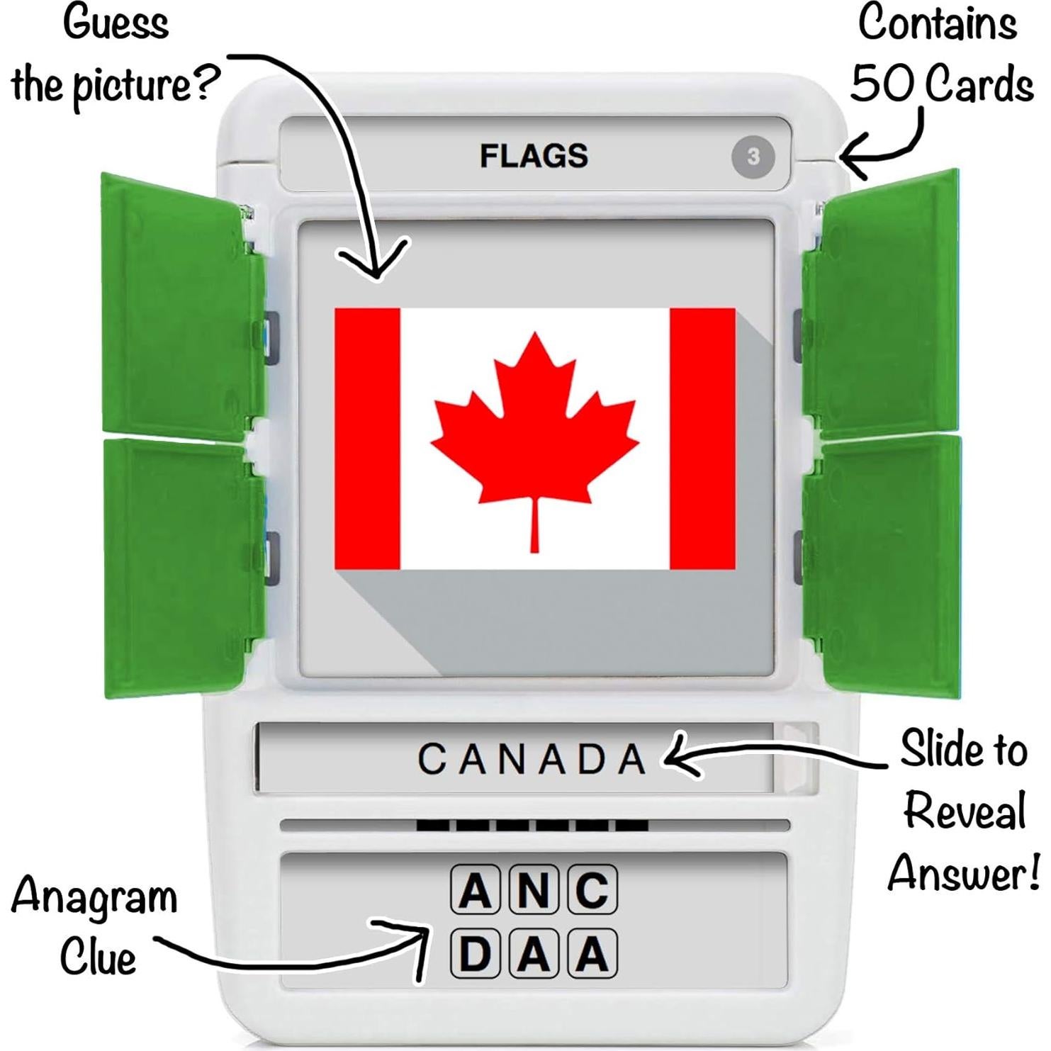 Juego de Tarjetas 100 Banderas del Mundo Poptacular - Educativo