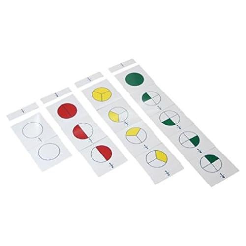 Tarjetas de Nomenclatura Montessori Skittles para Fracciones