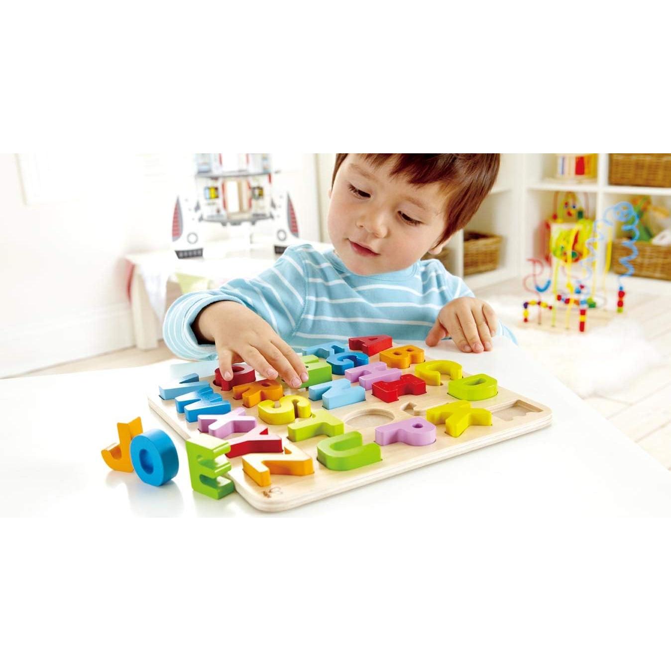 Rompecabezas de Alfabeto de Madera Hape - Juguete Educativo