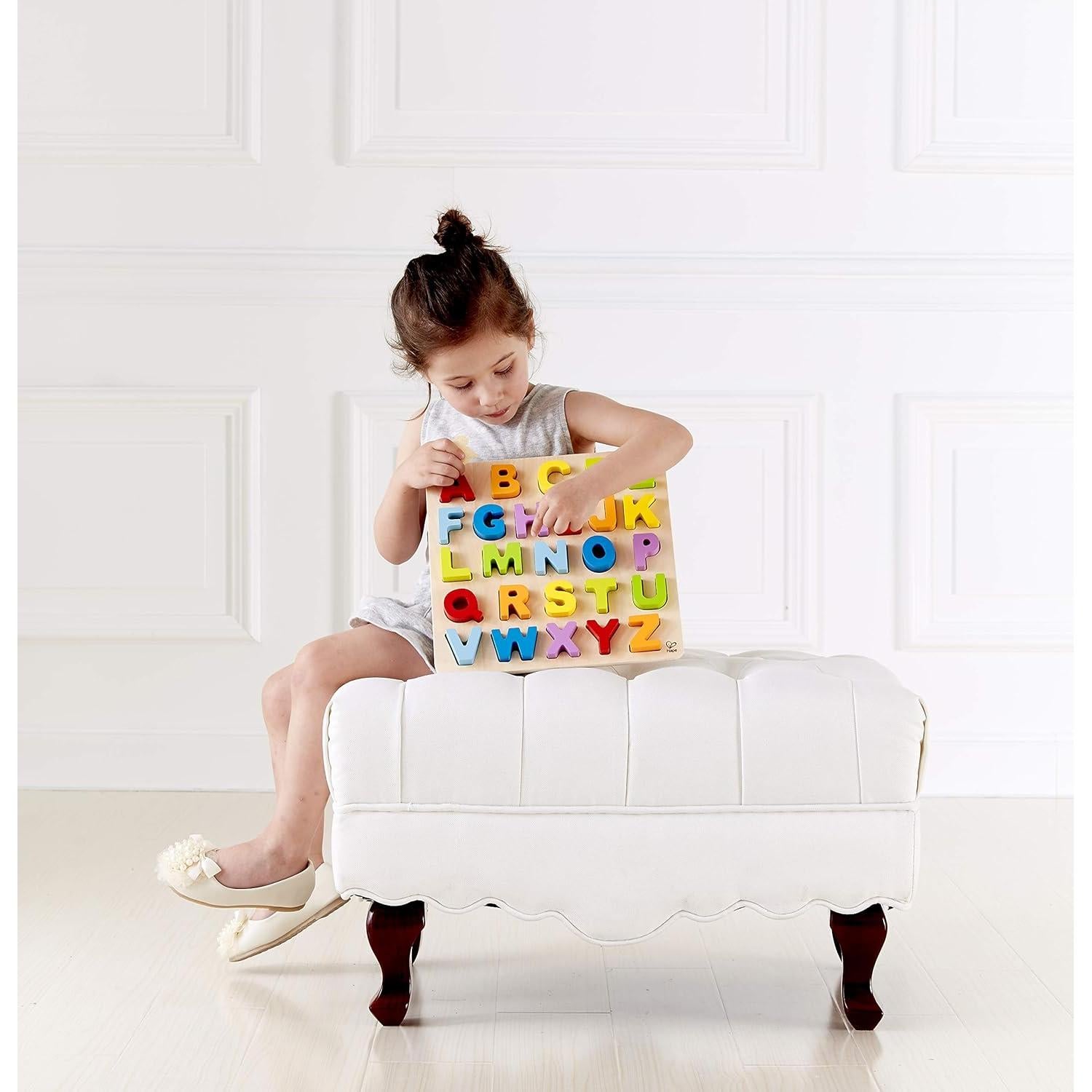 Rompecabezas de Alfabeto de Madera Hape - Juguete Educativo